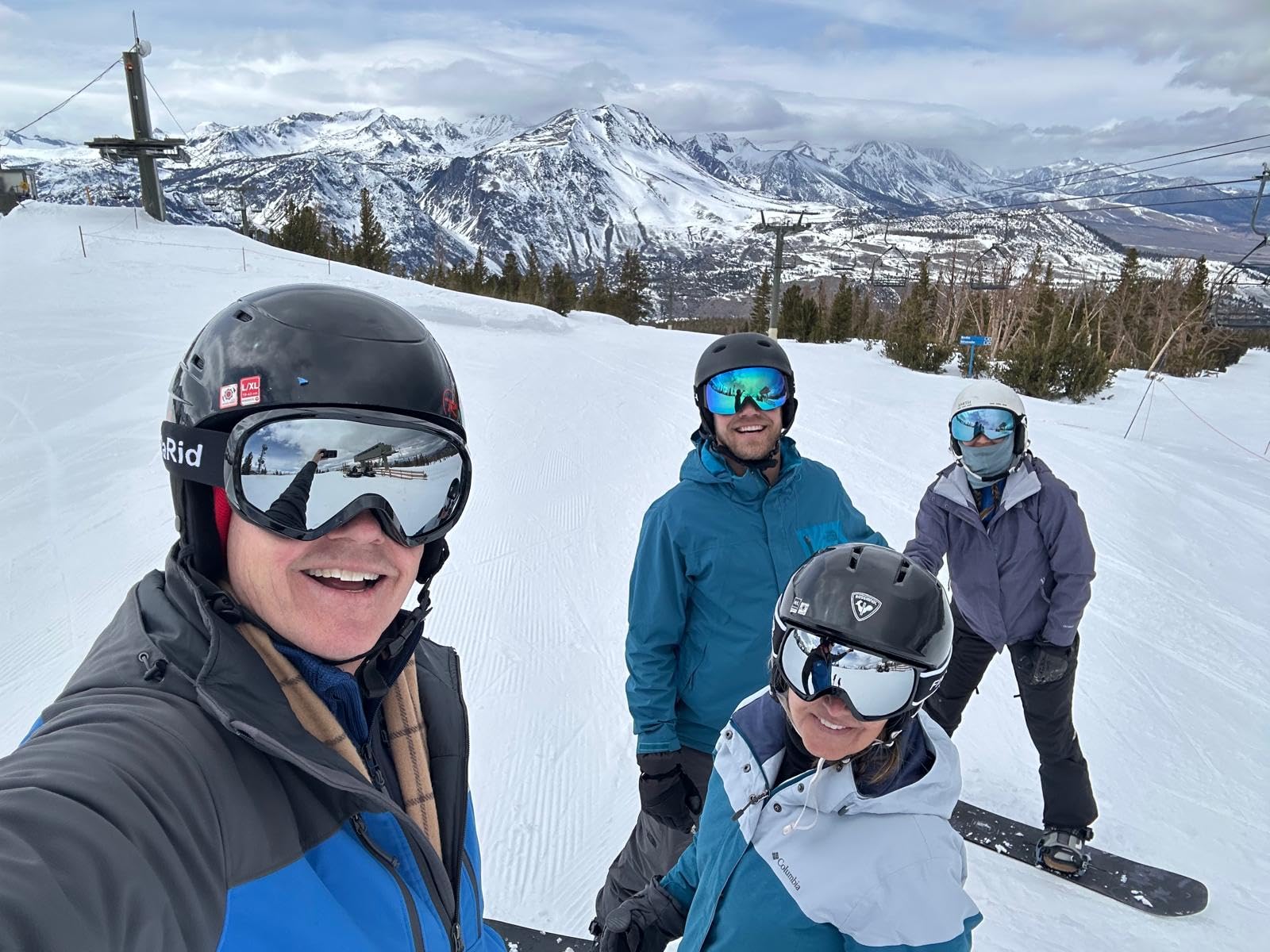 findway Ski Goggles OTG - Over Glasses Snow/Snowboard Goggles for Men, Women & Youth - 100% UV Protection customer photo 2