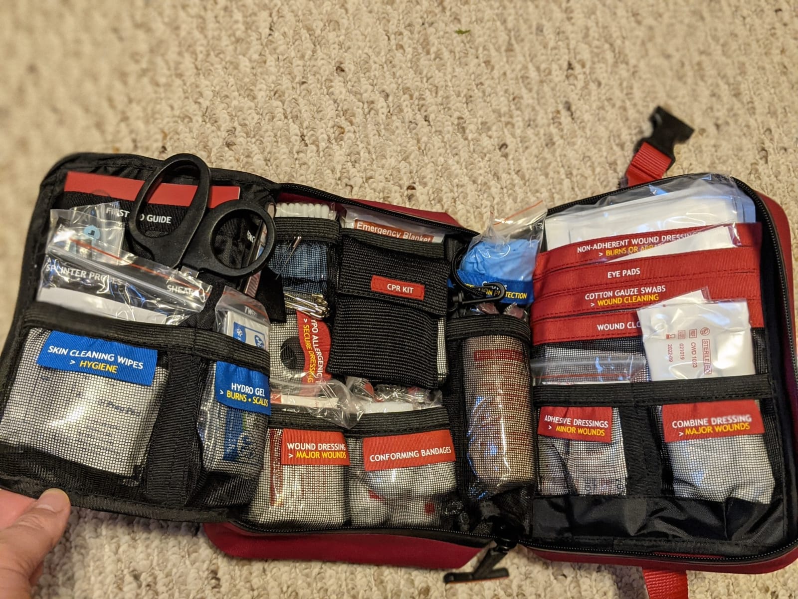 Surviveware Comprehensive Waterproof Premium Survival First Aid Kit | 184 Pcs Comprehensive Emergency Preparedness Gear for Camping, Hiking, Backpacking, and Outdoor Adventures customer photo 1