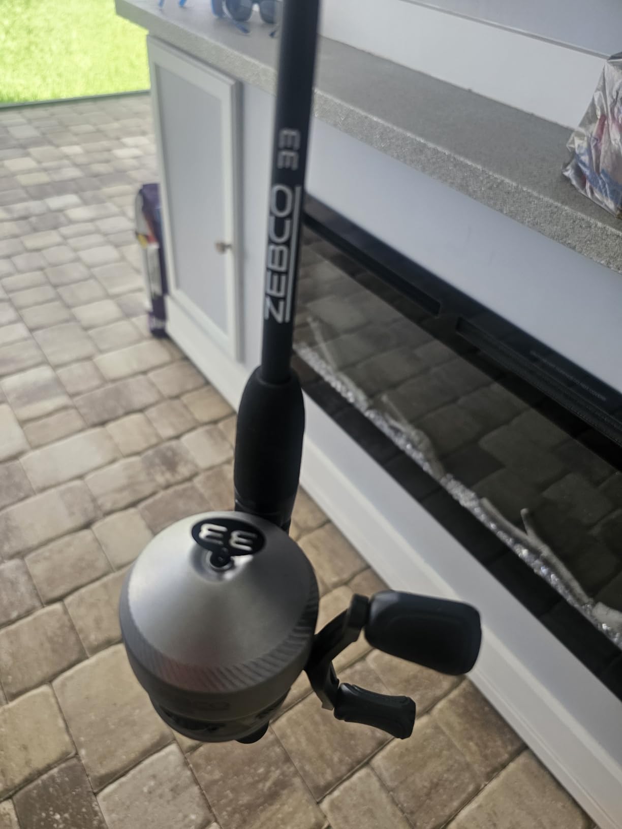 Zebco 33 Spincast Reel and 2-Piece Fishing Rod Combo, 5-Foot 6-Inch Durable Fiberglass Rod, Quickset Anti-Reverse Fishing Reel with Bite Alert customer photo 1