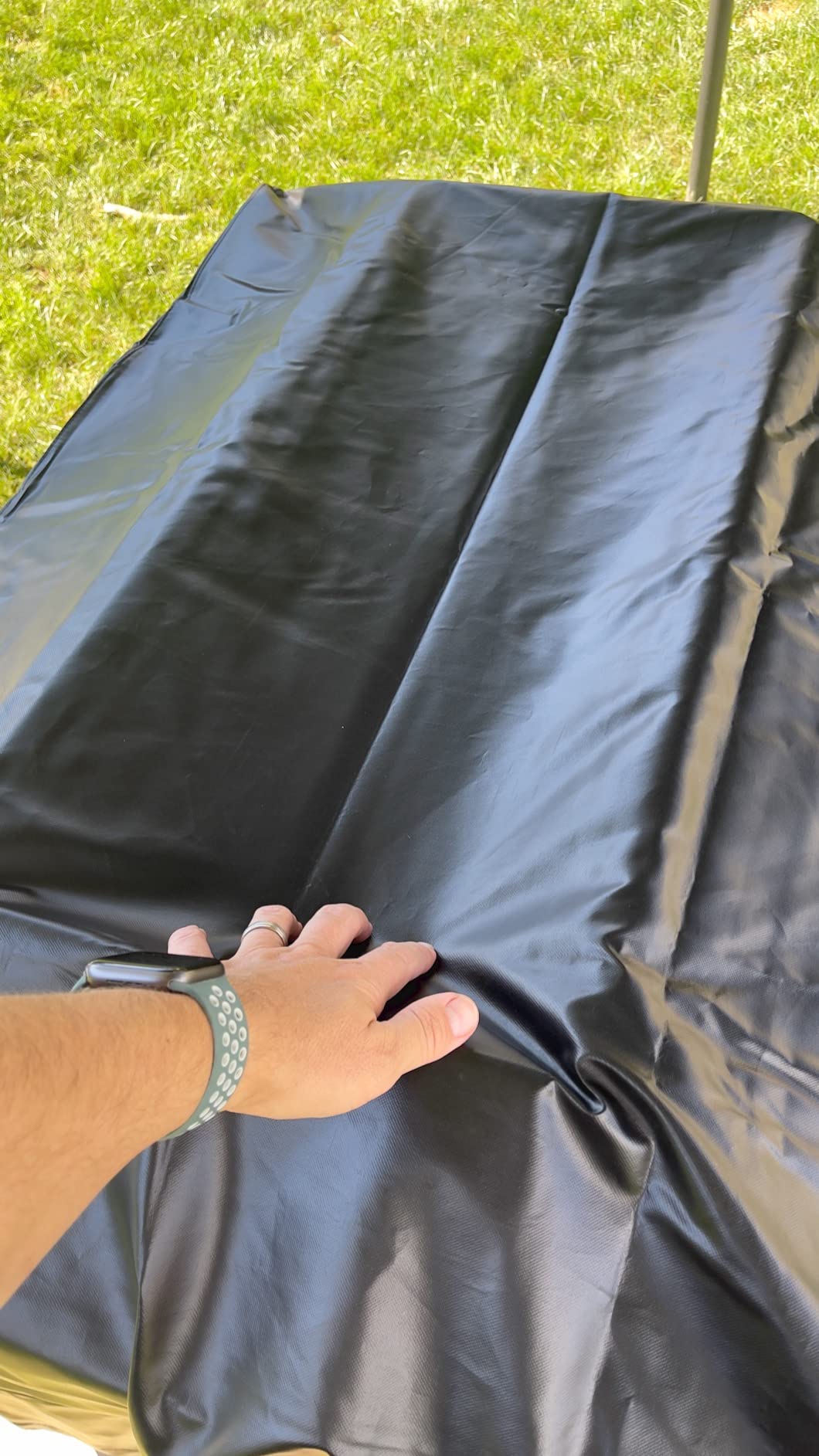 SHINESTAR Fire Pit Cover Square for 28-32