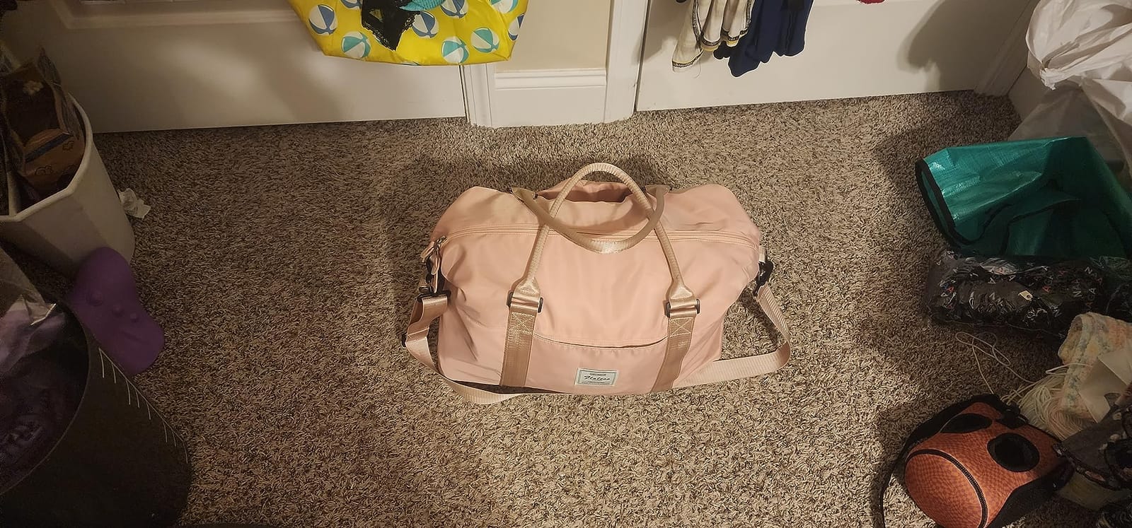 Travel Duffel Bag, Carry On Overnight Weekender Bags for Women customer photo 2