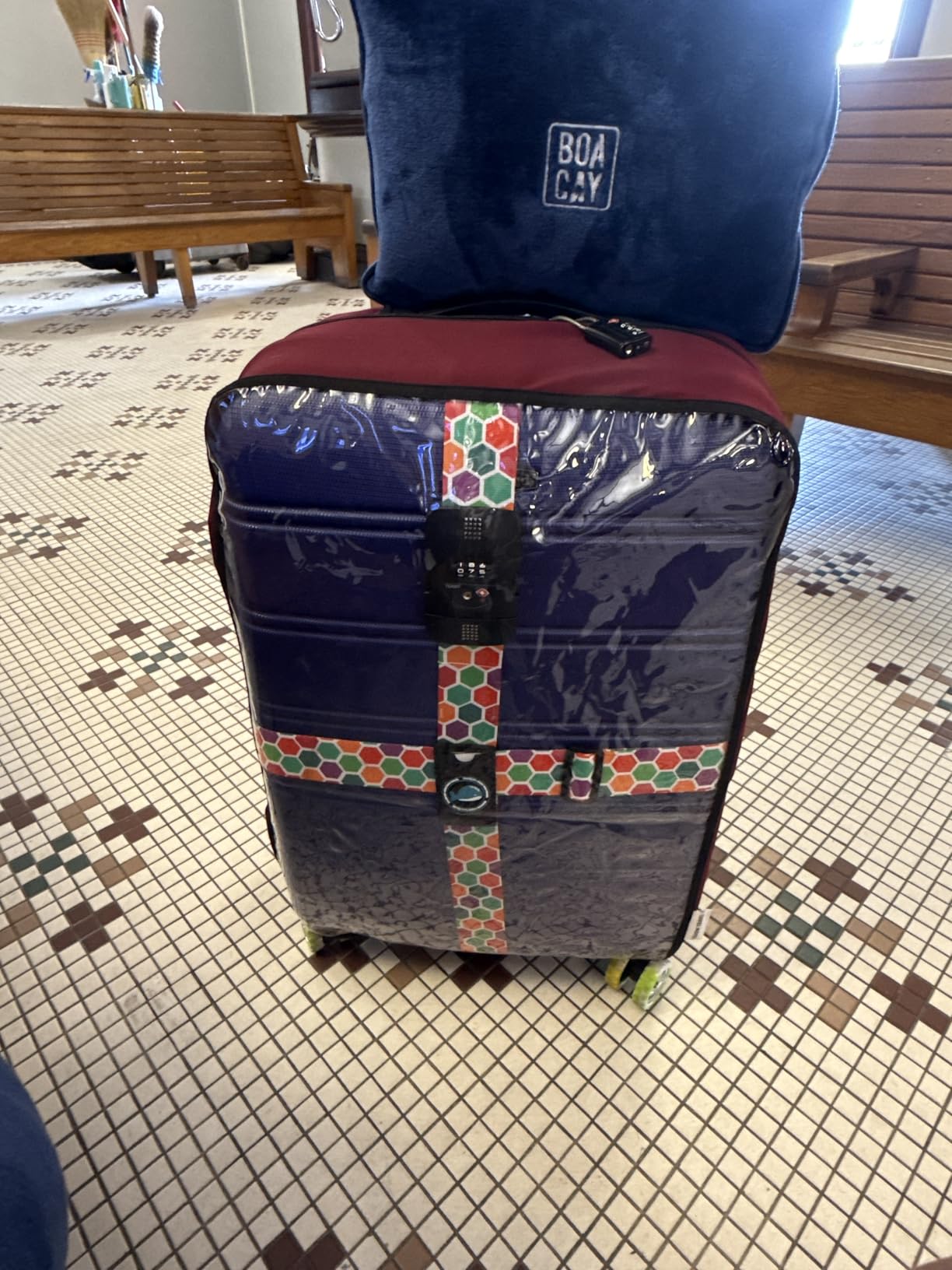 Travelkin Luggage Straps TSA Approved, Suitcase Straps with TSA Lock customer photo 2
