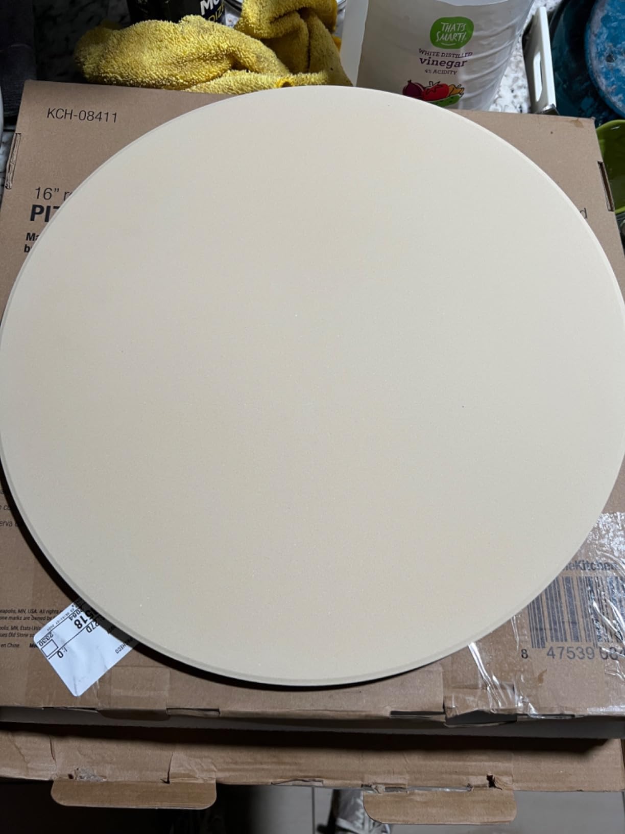 Old Stone Round Pizza Stone, 16-Inch customer photo 1