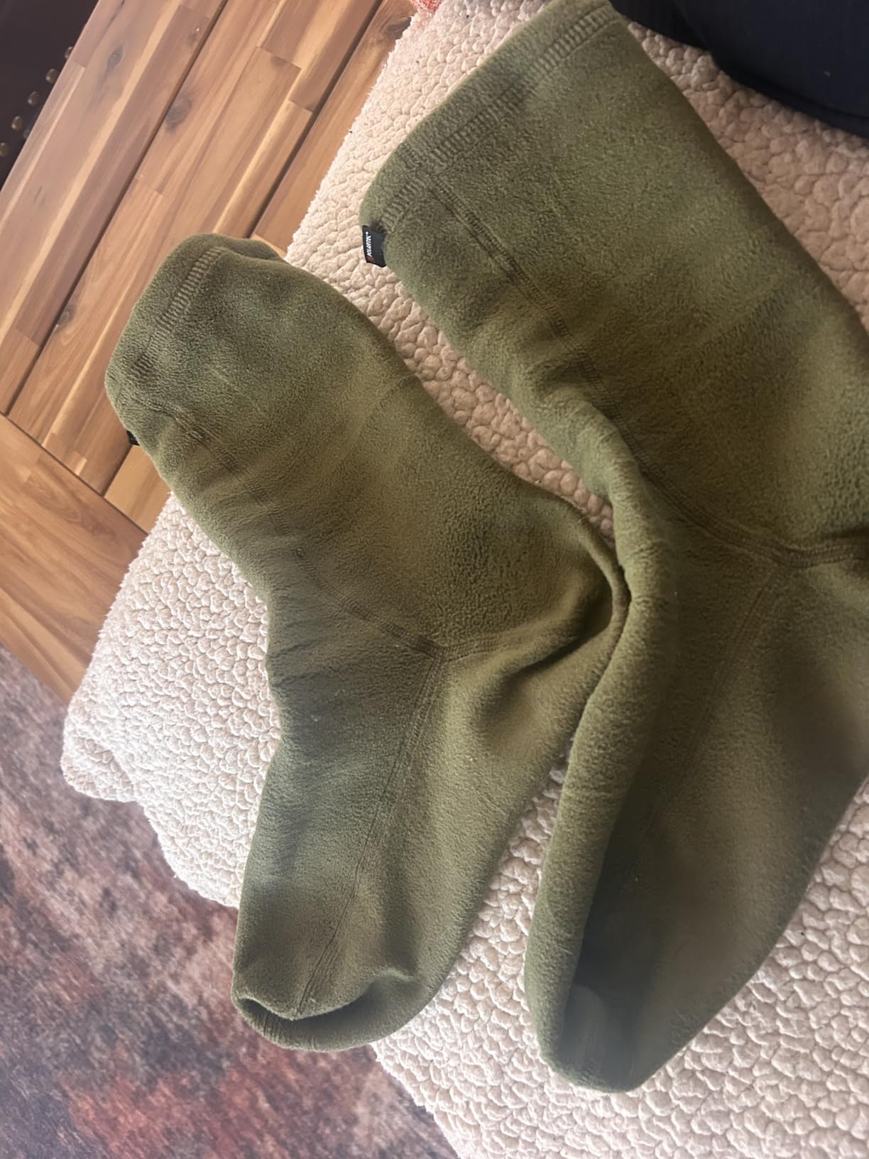 281Z Military Warm 8 inch Boot Liner Socks - Outdoor Tactical Hiking Sport - Polartec Fleece Winter Socks customer photo 2