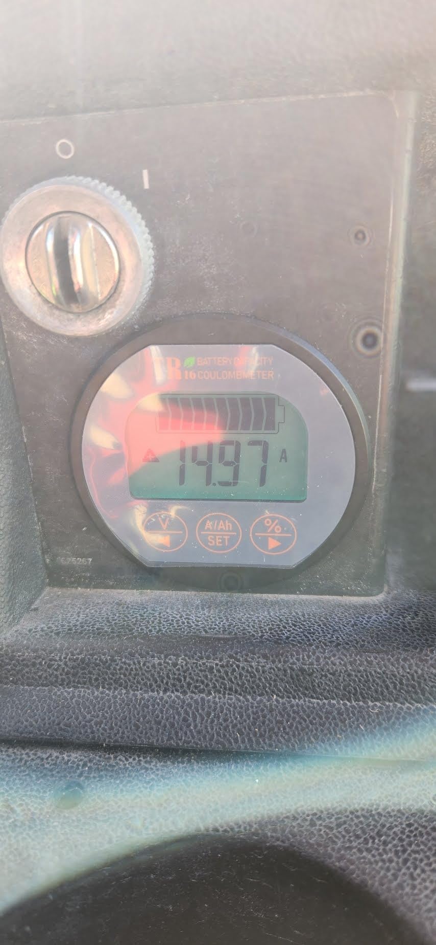 QWORK Battery Monitor Voltmeter Ammeter, Voltage Range 8V-80V and up to 500A, Voltage Current Meter with 13 ft Custom Cable customer photo 2