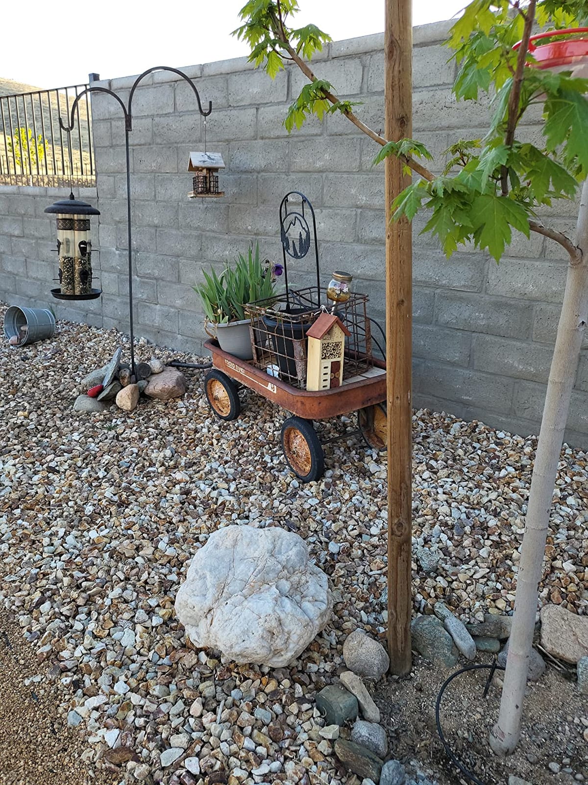 Lulu Home Wooden Insect House, Hanging Insect Hotel for Bee, Butterfly, Ladybirds, Beneficial Insect Habitat, Bug Hotel Garden, 10.4 X 3.4 X 5.4 Inch customer photo 2