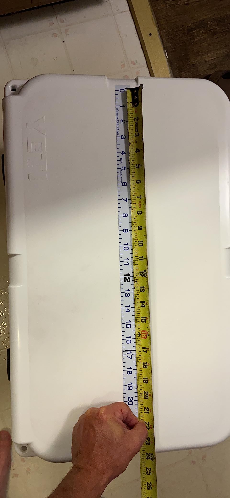 Adhesive Fish Ruler - 40 Inch Fishing Measuring Tape - Fish Measuring Tape | for Fishing Boat, Kayak, Cooler, Workbench - Waterproof Fish Measuring Sticker customer photo 2