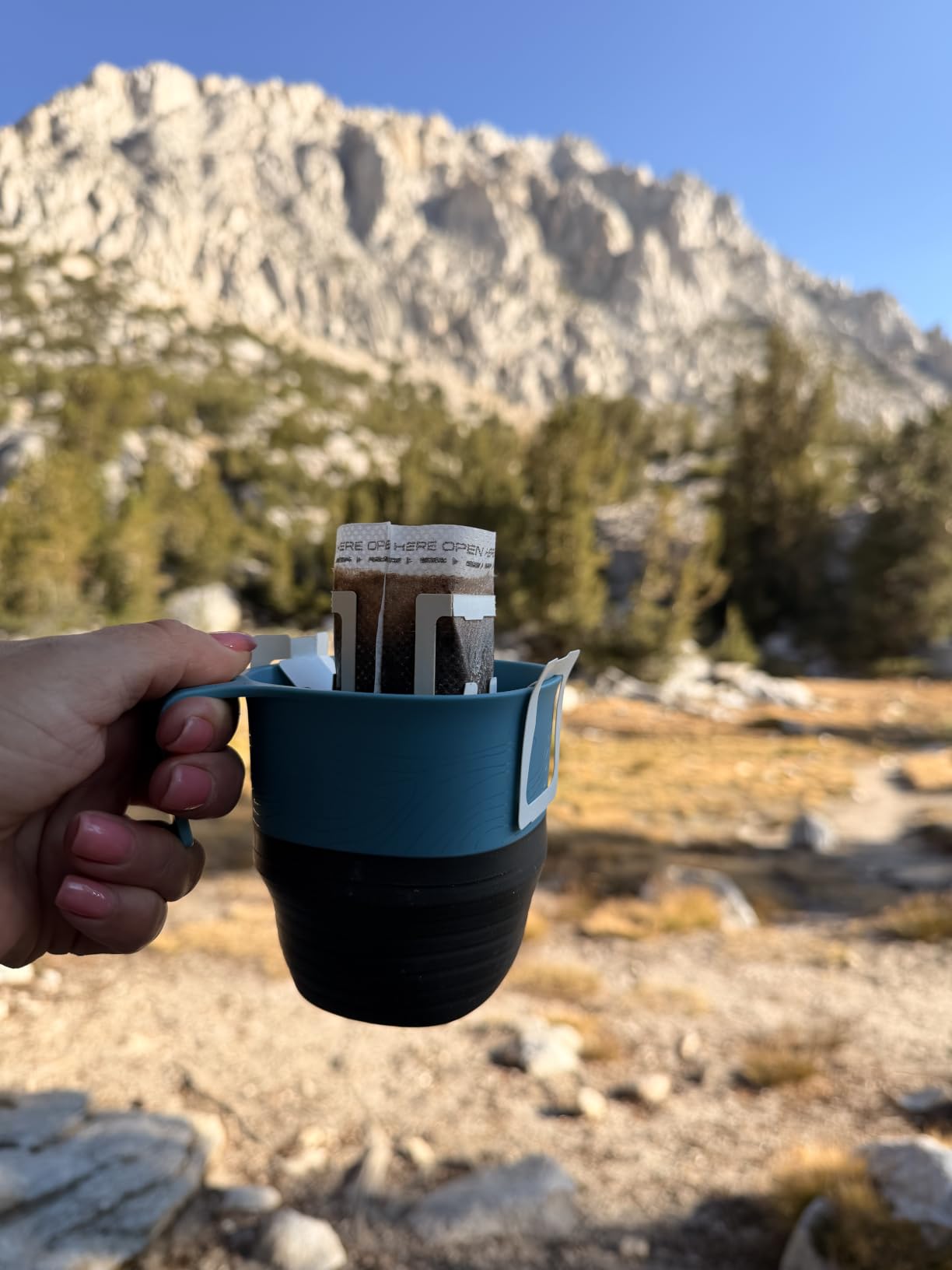 UCO Collapsible Camp Cup for Camping, Backpacking, and Hiking, 12 Ounces customer photo 2