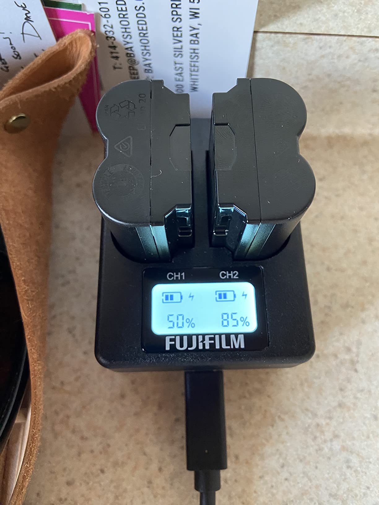 Fujifilm Twin Battery Charger for NP-W235 Battery customer photo 1