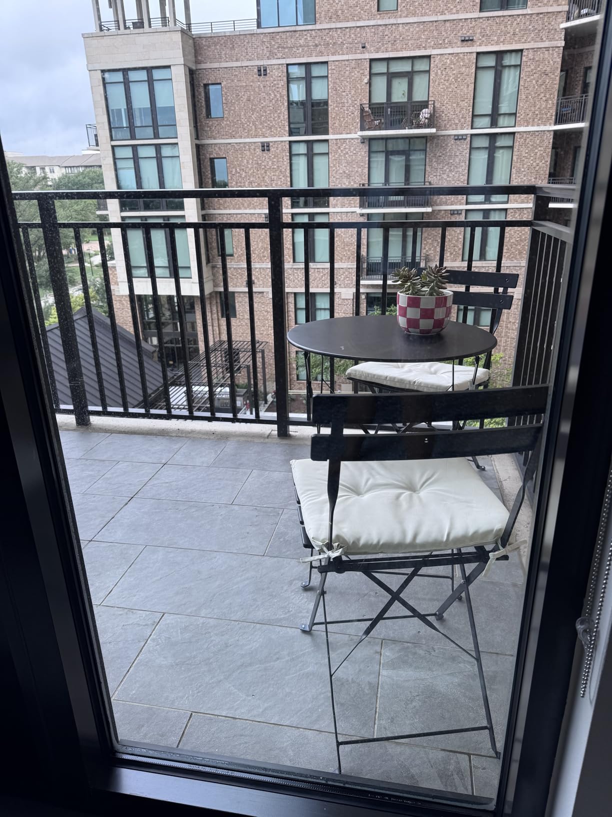 Grand Patio 3 Piece Folding Patio Bistro Set for Outdoor, Peacock Blue customer photo 2
