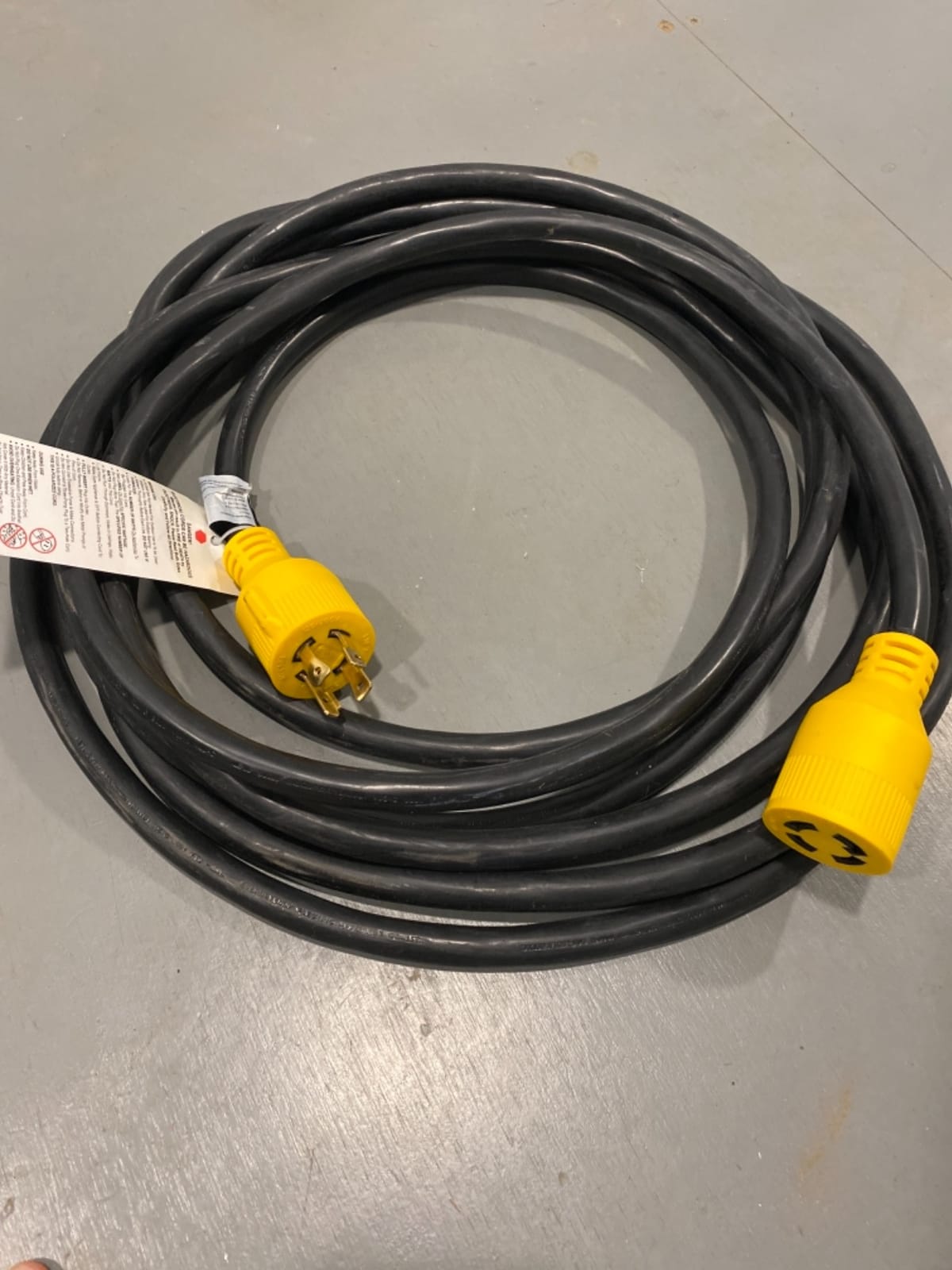 RVGUARD 4 Prong 30 Amp 25 Foot Generator Extension Cord, ETL Listed customer photo 1