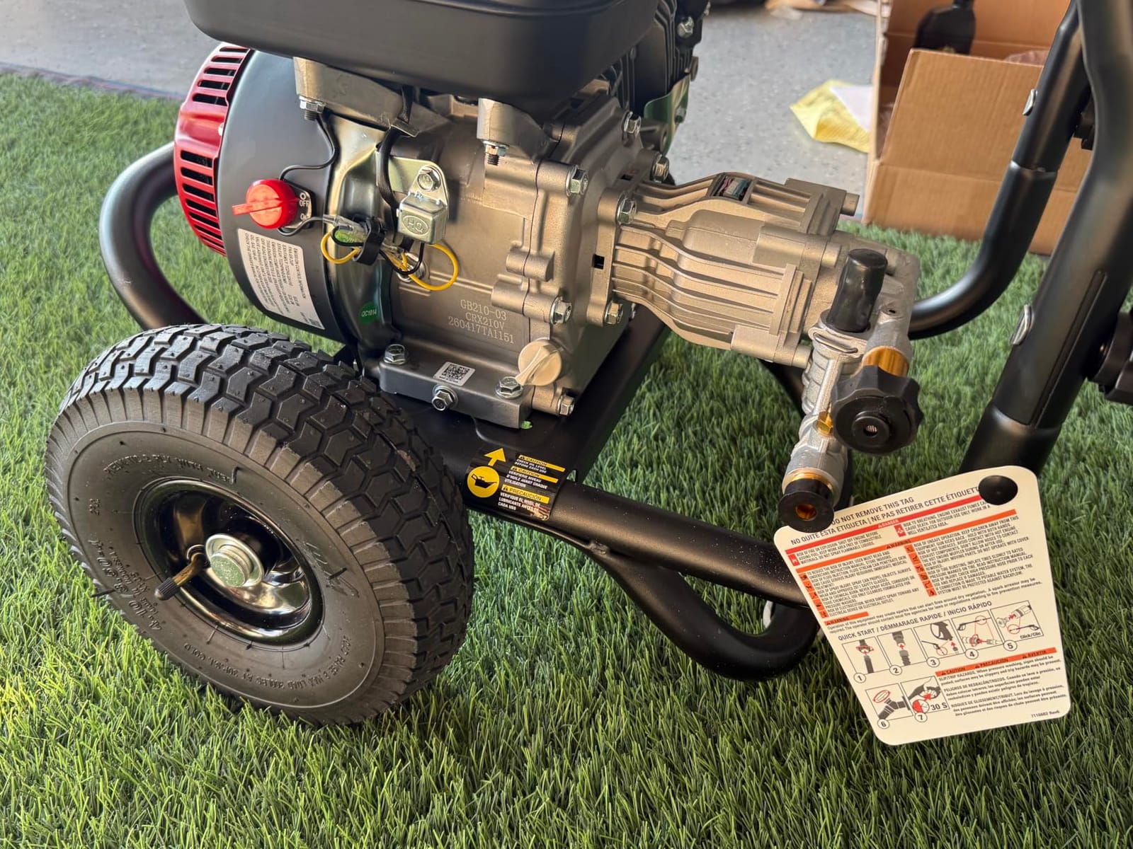 Simpson Clean Machine 3400 PSI Gas Pressure Washer, 2.5 GPM, CRX engine customer photo 2