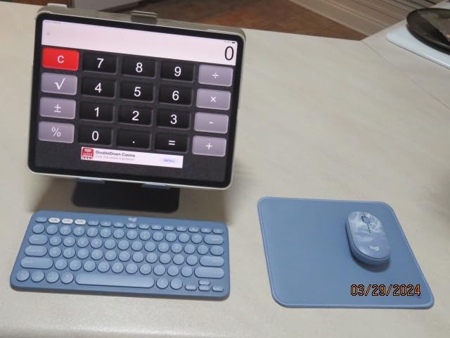 Logitech K380 Multi-Device Bluetooth Keyboard for Mac, Off White customer photo 1