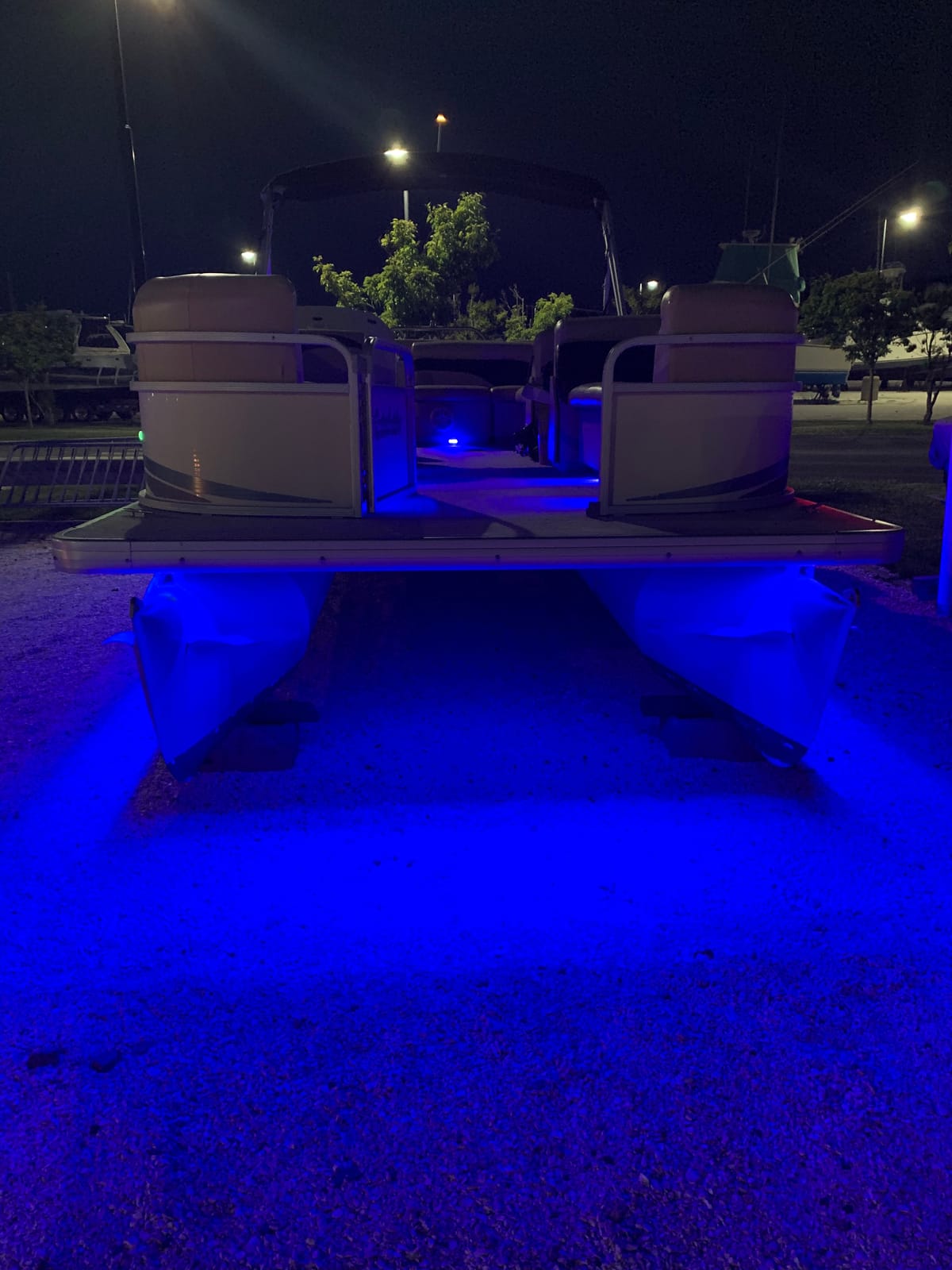 RecPro 20'-25' Pontoon Under Deck LED Light Kit, White customer photo 2
