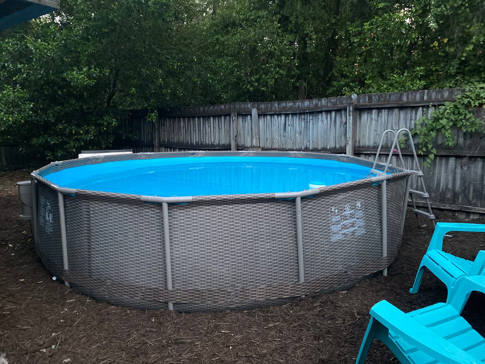 Summer Waves 14ft x 36in Wicker Metal Frame Pool Set customer photo 1