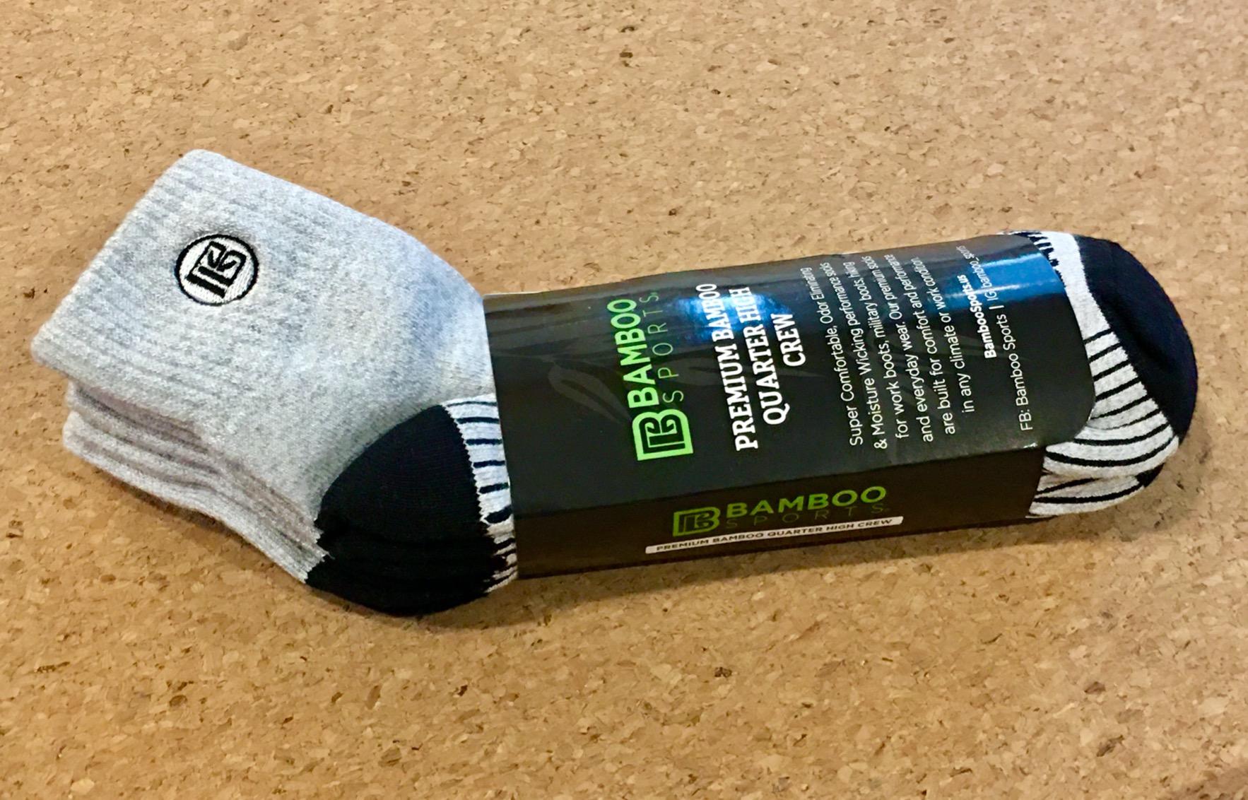 Premium Bamboo Rayon Quarter Crew Socks for Men Moisture Wicking Odor Control Cushioned Sole Breathable Work Socks customer photo 1