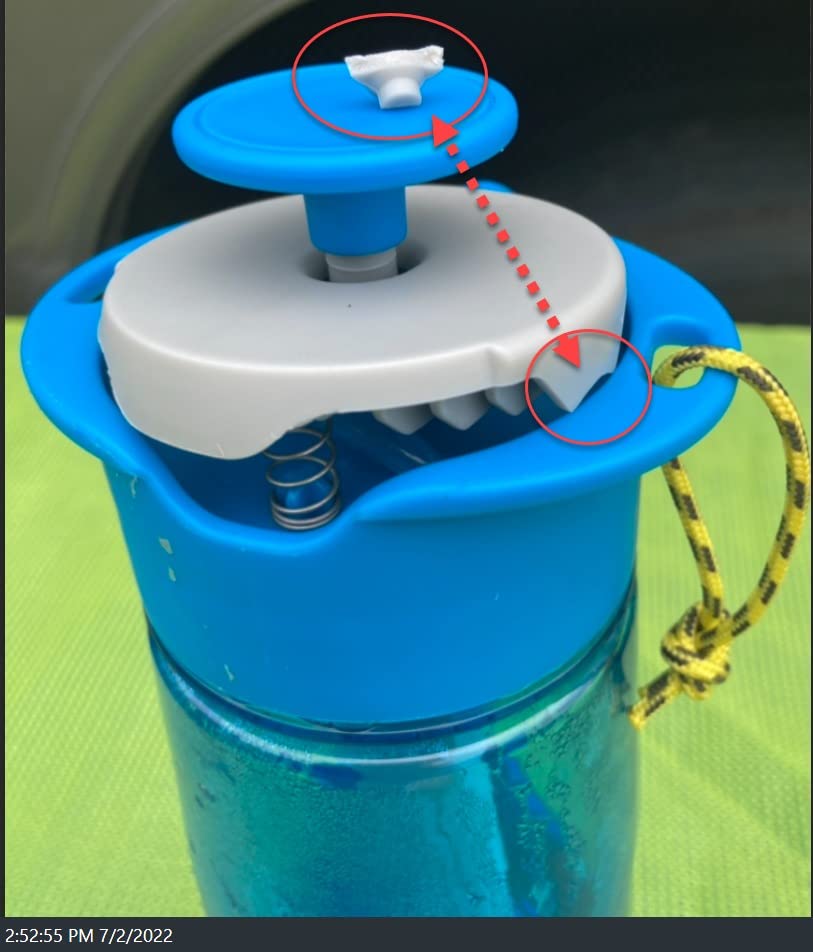 Lunatec 750ml Mist, Shower & Hydration Spray Water Bottle. 3-in-1 Cooling, Cleaning & Drinking With Mister, Stream & Shower Patterns customer photo 1