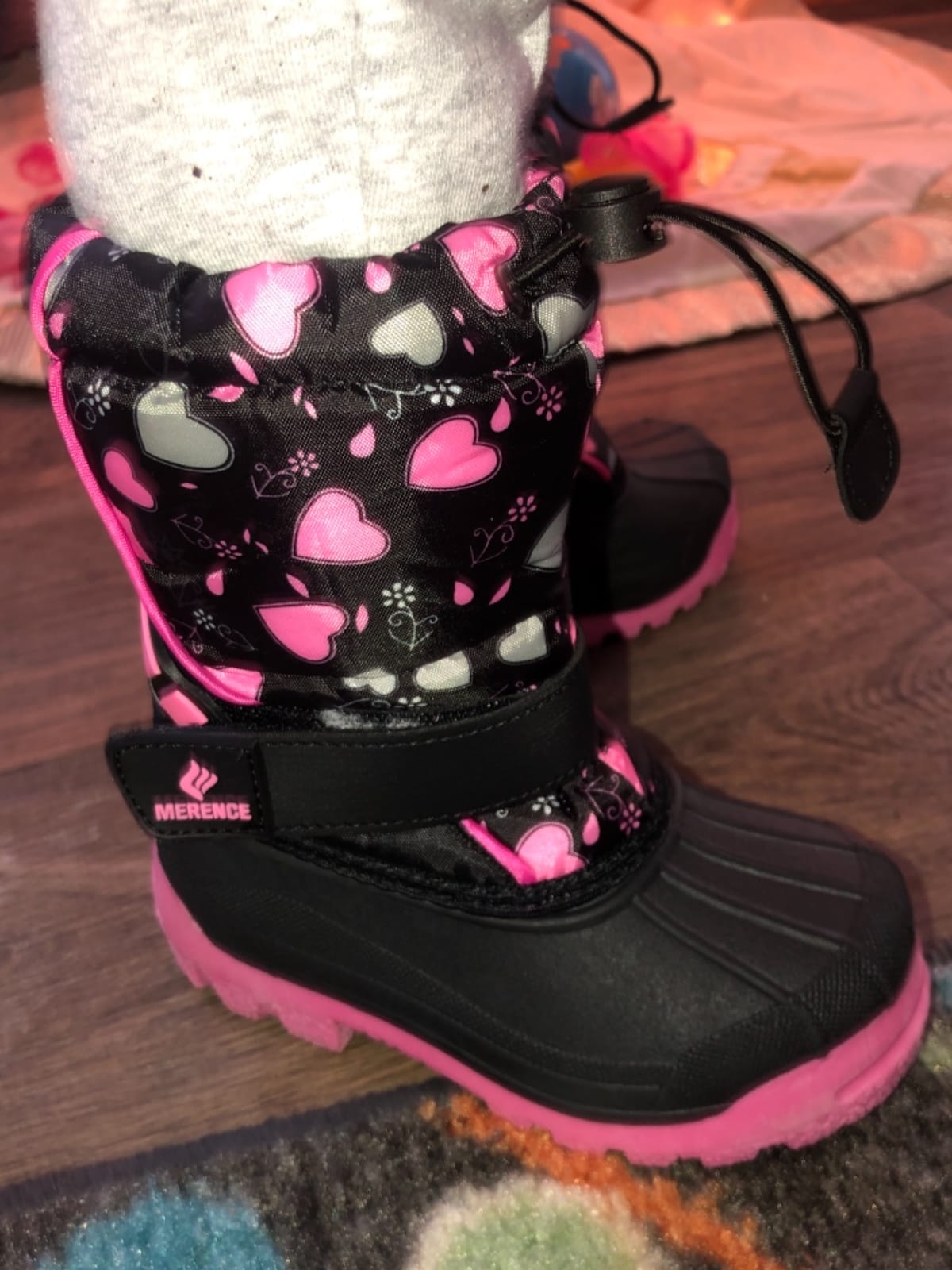 Kids Waterproof Winter Snow Boots, Warm Fur Lined customer photo 1