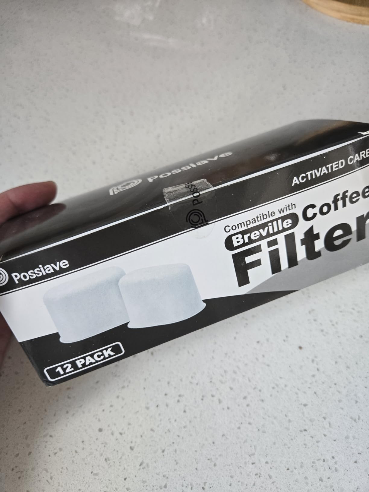 Possiave 12-Pack Water Filters Compatible with Breville BWF100 Machines customer photo 2