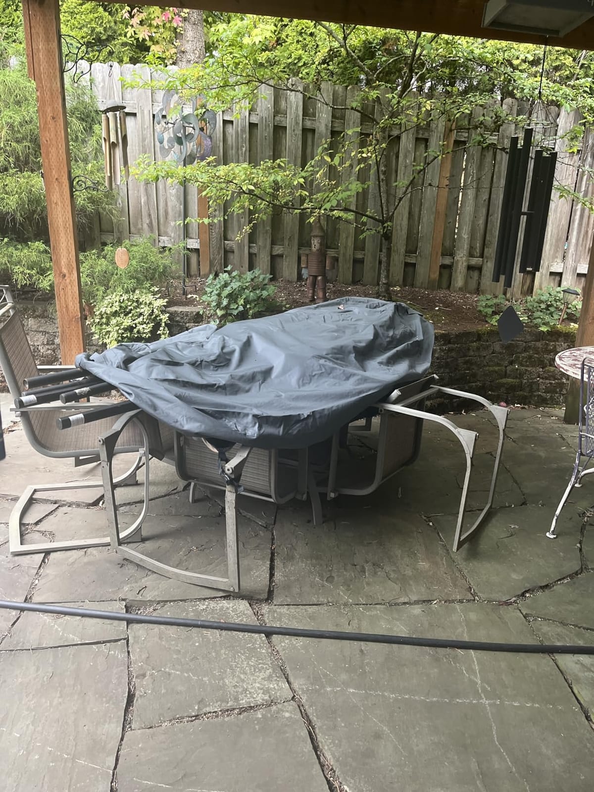 Vailge Patio Outdoor Furniture Covers Waterproof, Round Outdoor Table Cover customer photo 2