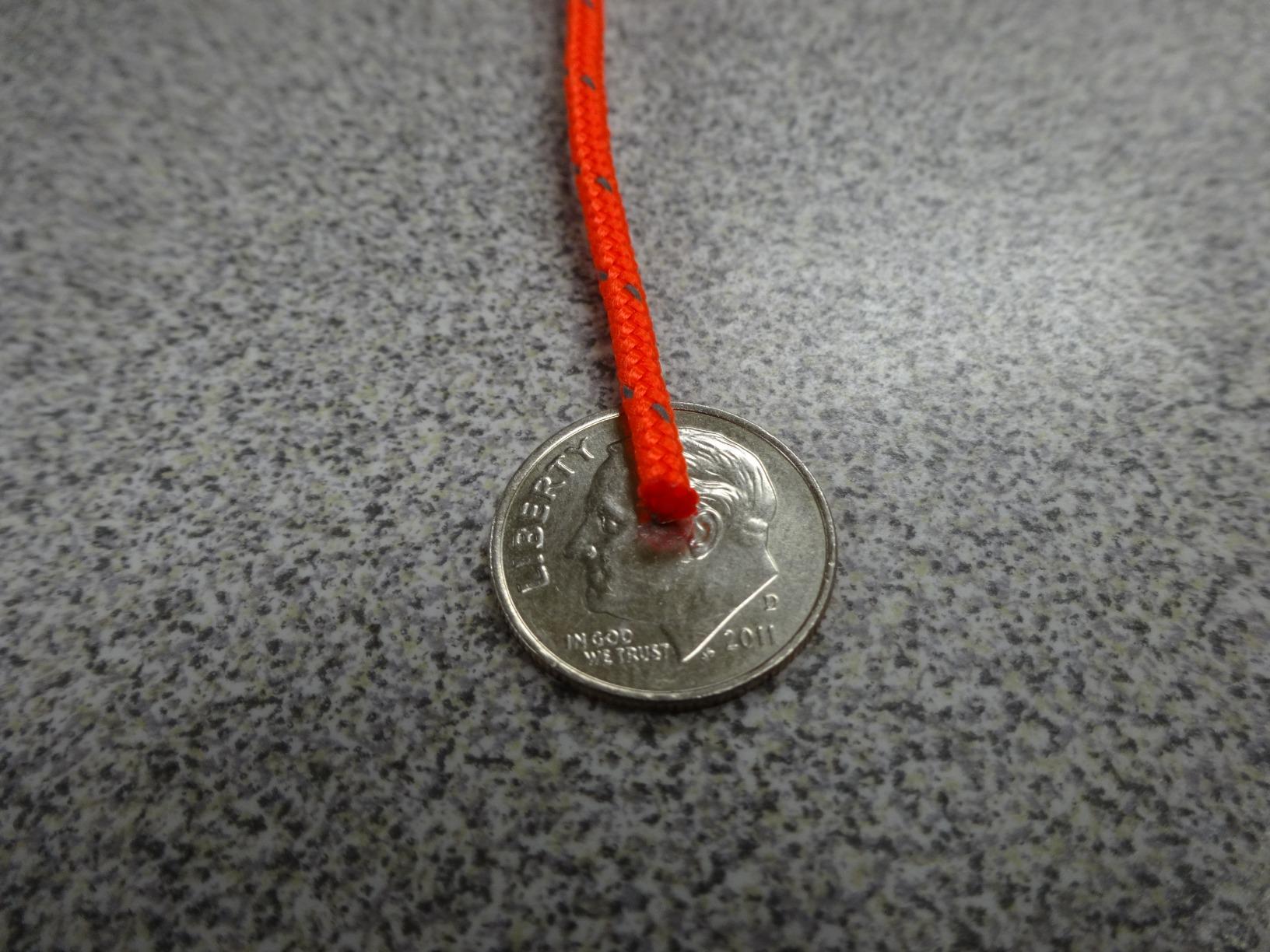 GEAR AID Reflective Guyline Kit with Line Tensioners for Tents and Tarps, 50 ft, Orange customer photo 2