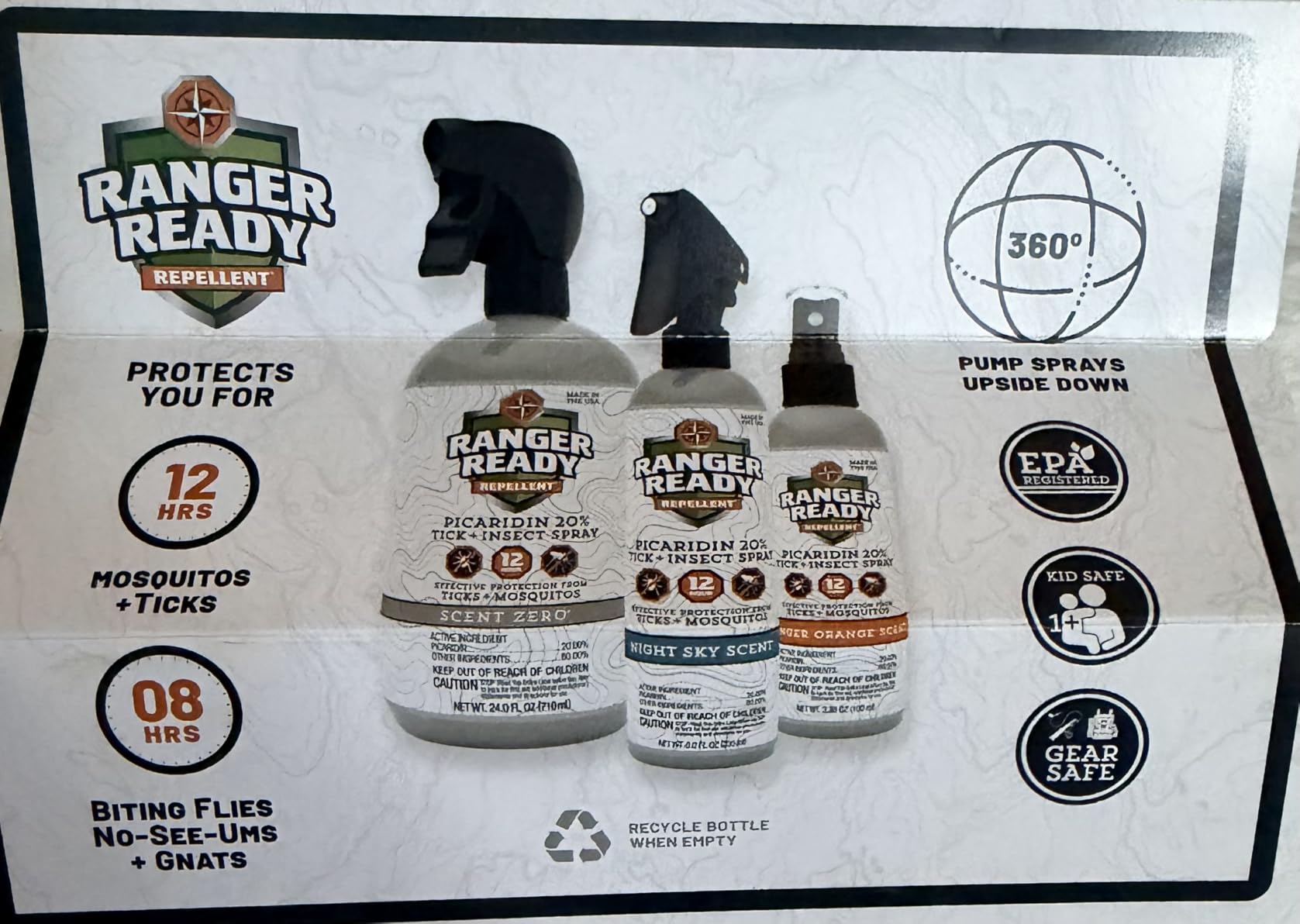 Ranger Ready Repellents Permethrin Spray for Clothes and Outdoor Gear - Permethrin Insect & Tick Repellent - Scent Zero (24 fl oz, Pack of 1) customer photo 1