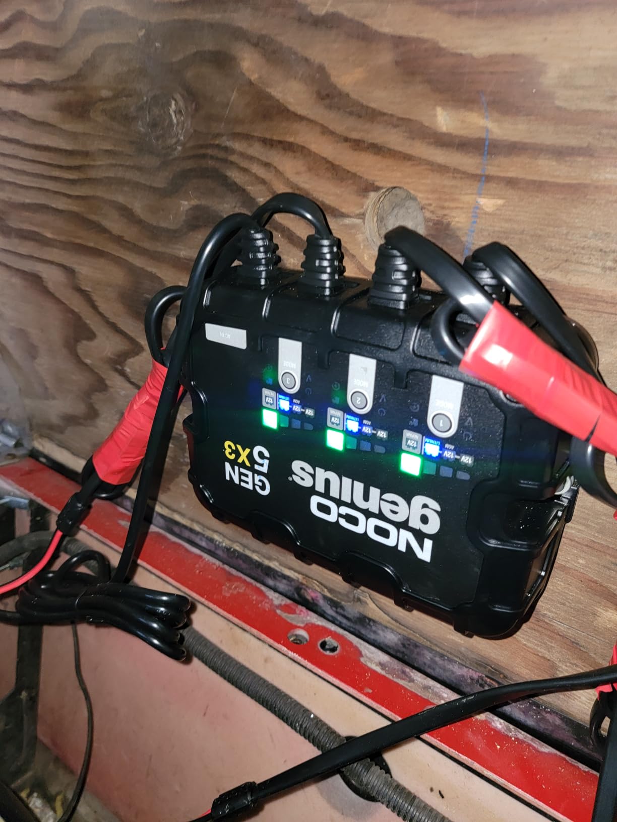 NOCO GEN5X3 12V 15A 3-Bank OnBoard Marine Battery Charger & Maintainer | Charges 3 Batteries at Once, IP68 Waterproof, Overcharge Protection, Temperature Compensation, For Lead-Acid & Lithium customer photo 1