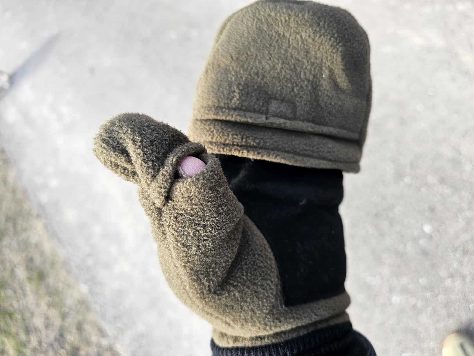 Flammi Winter Hunting Gloves for Men, Convertible Mittens customer photo 1