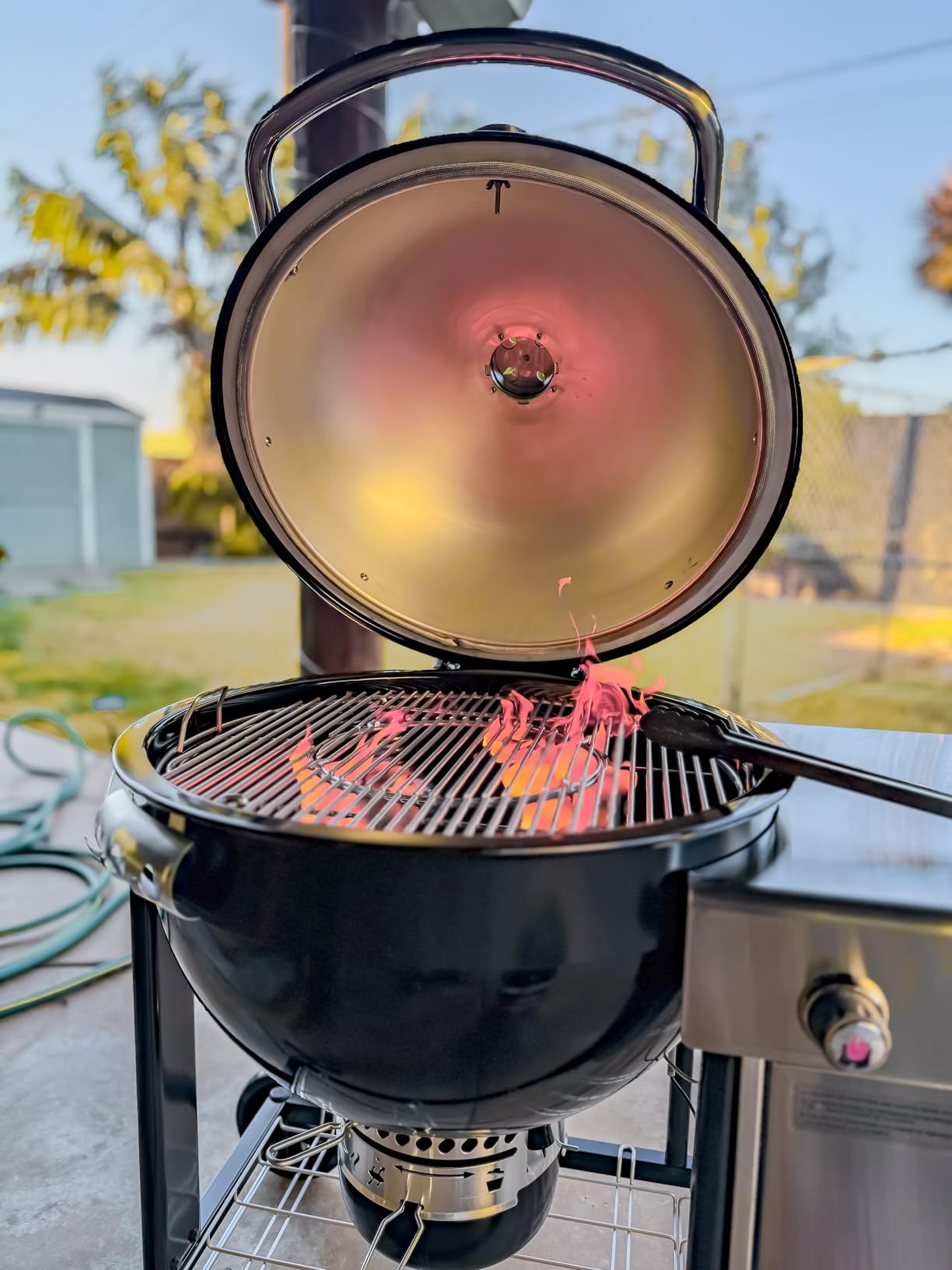 Weber® Summit® Kamado S6 Charcoal Grilling Center with Gas Ignition, Black customer photo 1