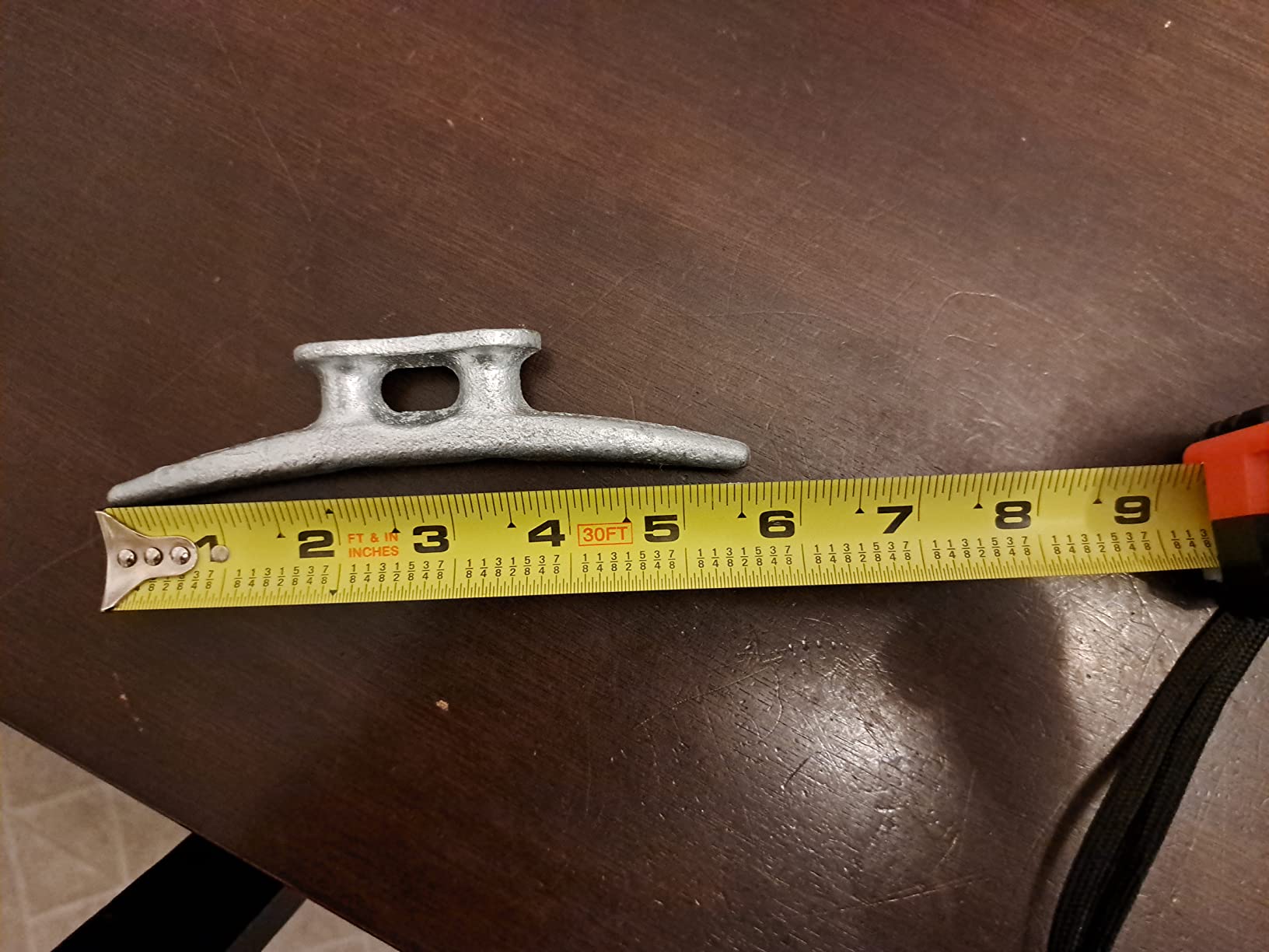 6/8/10/12/14 inch Dock Cleats With Bolts, Hot Dipped Galvanized Cast Iron Boat Cleats, Rope Cleat Boat Dock Cleats for Boat Docks, Decks, Piers for Tying up Boats, Marine Decor customer photo 1