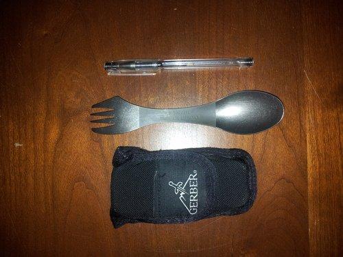 Light My Fire Titanium Spork Camping Spoon Fork Knife Combo Reusable Travel & Camping Utensils - Unbreakable Non-Toxic BPA Free Outdoor Backpacking Hiking Picnic Utensil, 1 Metal Spork customer photo 1