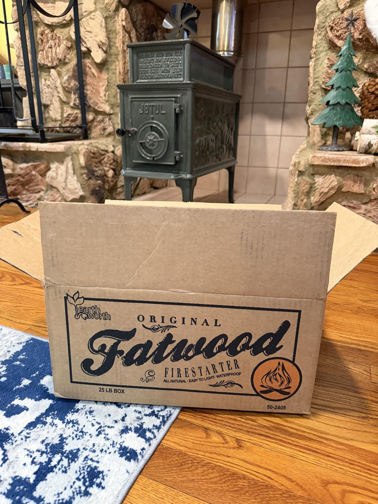 Fatwood Fire Starter Sticks 10lb Box - Indoor or Outdoor 100% All Natural Pine Fire Starters for Campfires, Fireplace, Firepit, Stove, or BBQ Grill - Kindling Firewood Lighter by Pure Garden customer photo 1