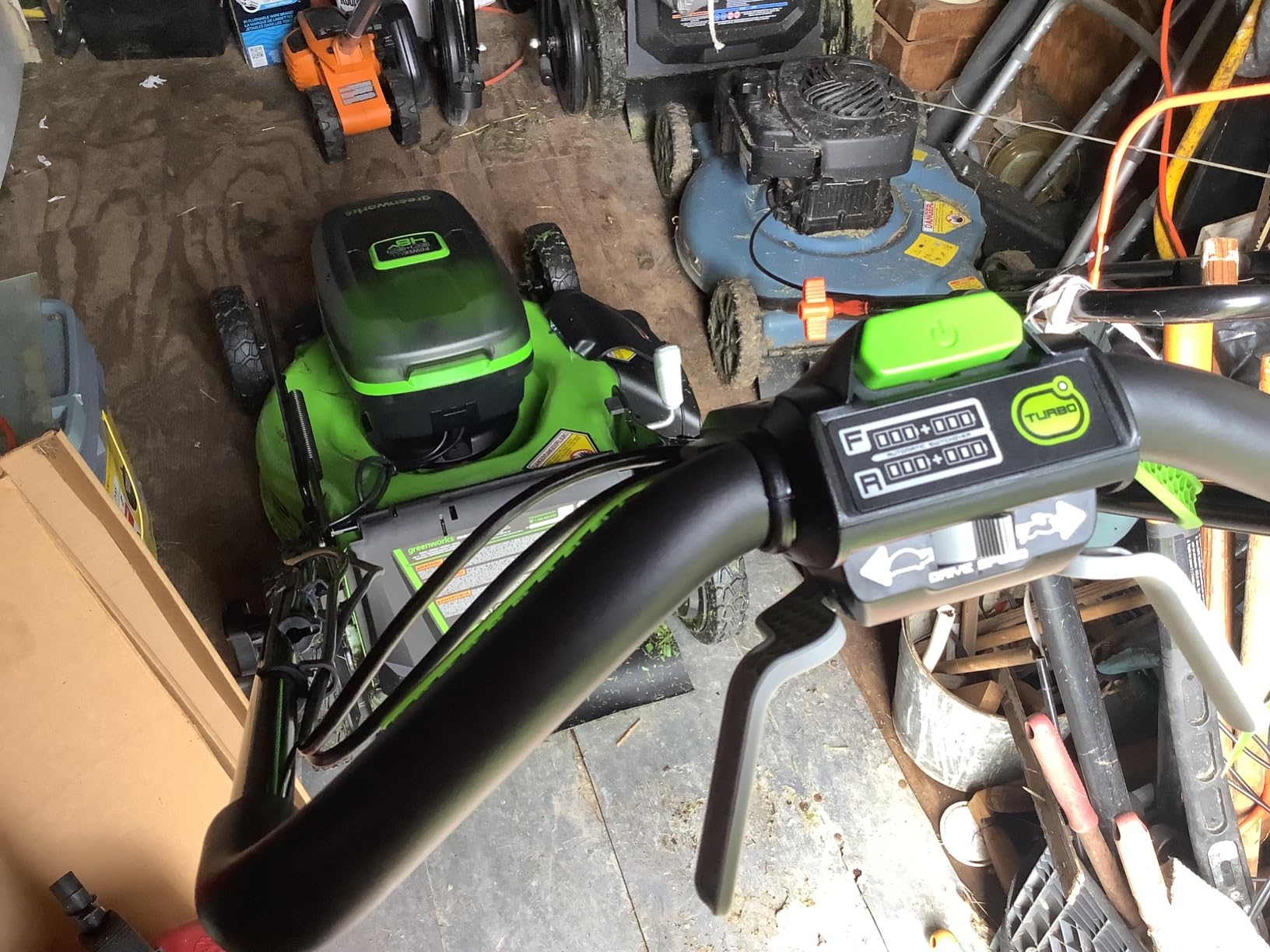 Greenworks 48V (24V x 2) 21in Self-Propelled Lawn Mower, Battery Kit customer photo 1
