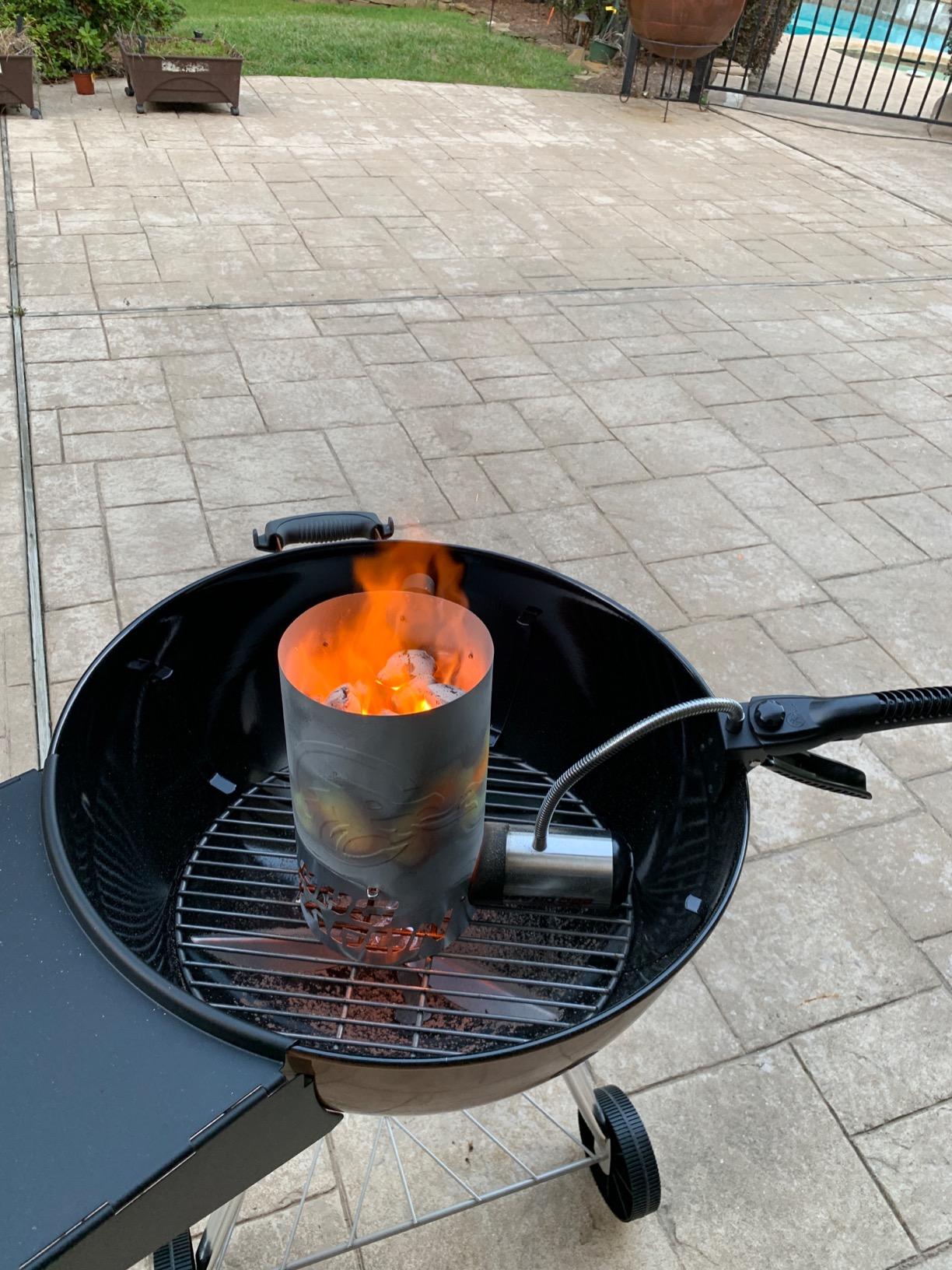 BBQ Dragon Chimney of Insanity XL Charcoal Starter — Field & Stream Best Overall Charcoal Chimney — Largest Charcoal Chimney Available — Ready-to-Cook Coals in About 3 Minutes with BBQ Dragon Fan customer photo 2