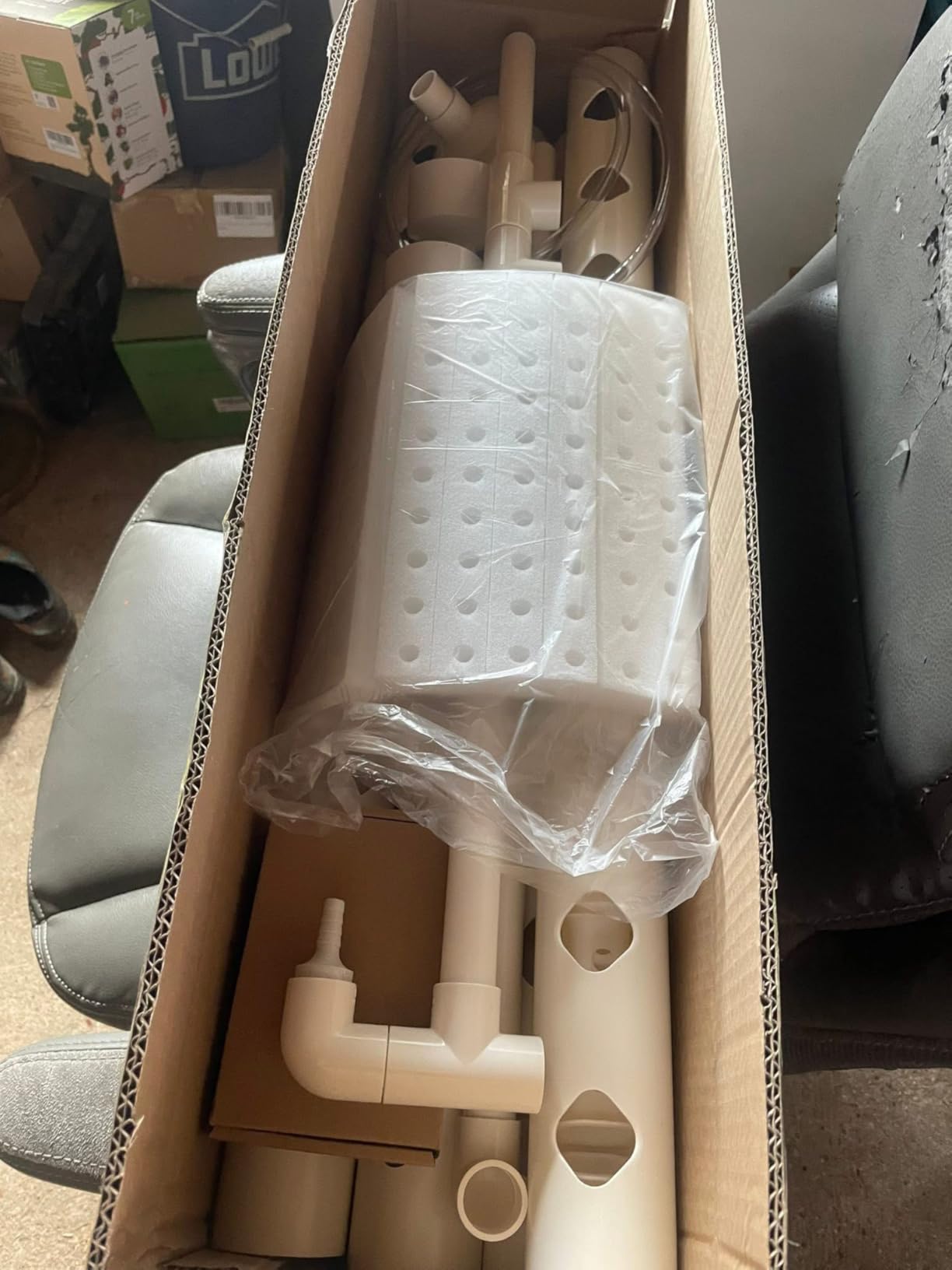 Hydroponics Growing System Kit 36 Plant Sites Food-Grade PVC-U Pipes Hydroponic Grow Kit Gardening System for Vegetables,Fruits,Herb customer photo 2