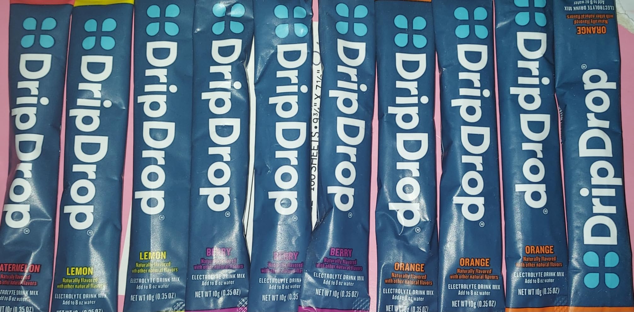 DripDrop Hydration Bold Variety Pack, Electrolyte Packets, 32 Count customer photo 1