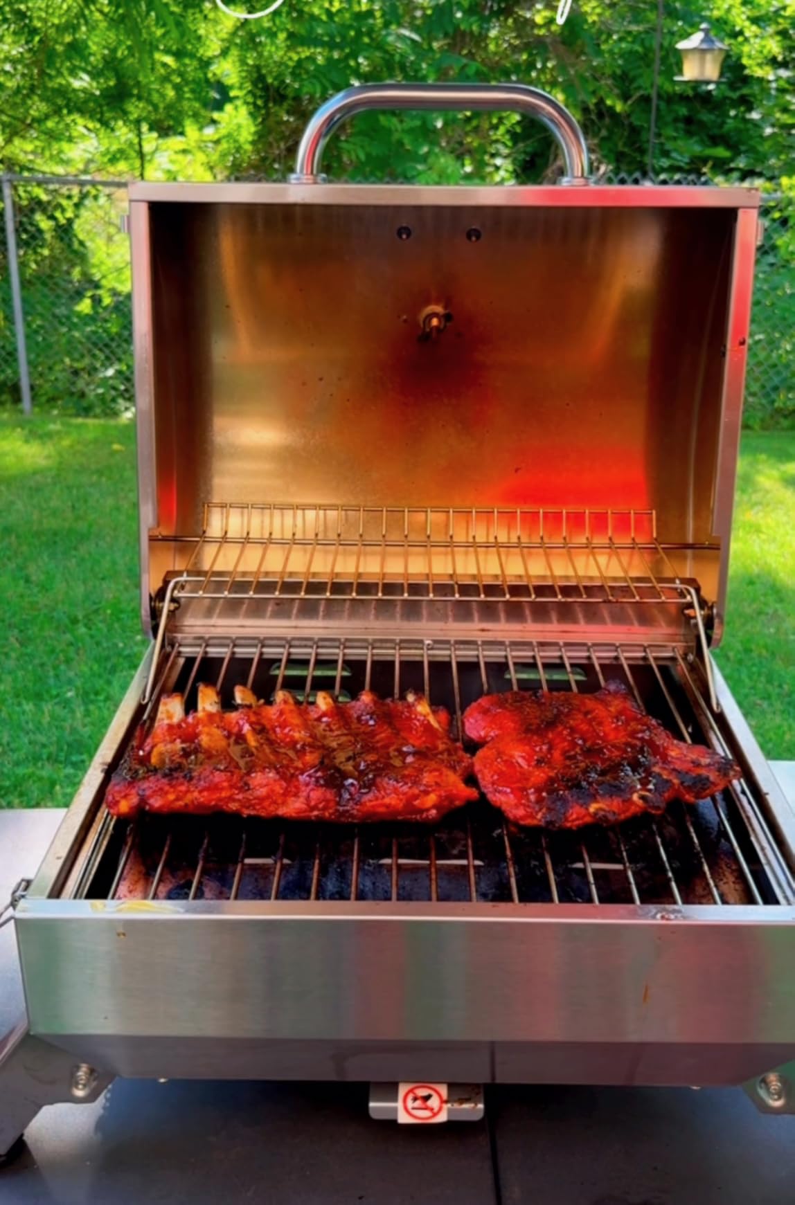 Royal Gourmet GT1001 Stainless Steel Portable Grill with Folding Legs customer photo 1