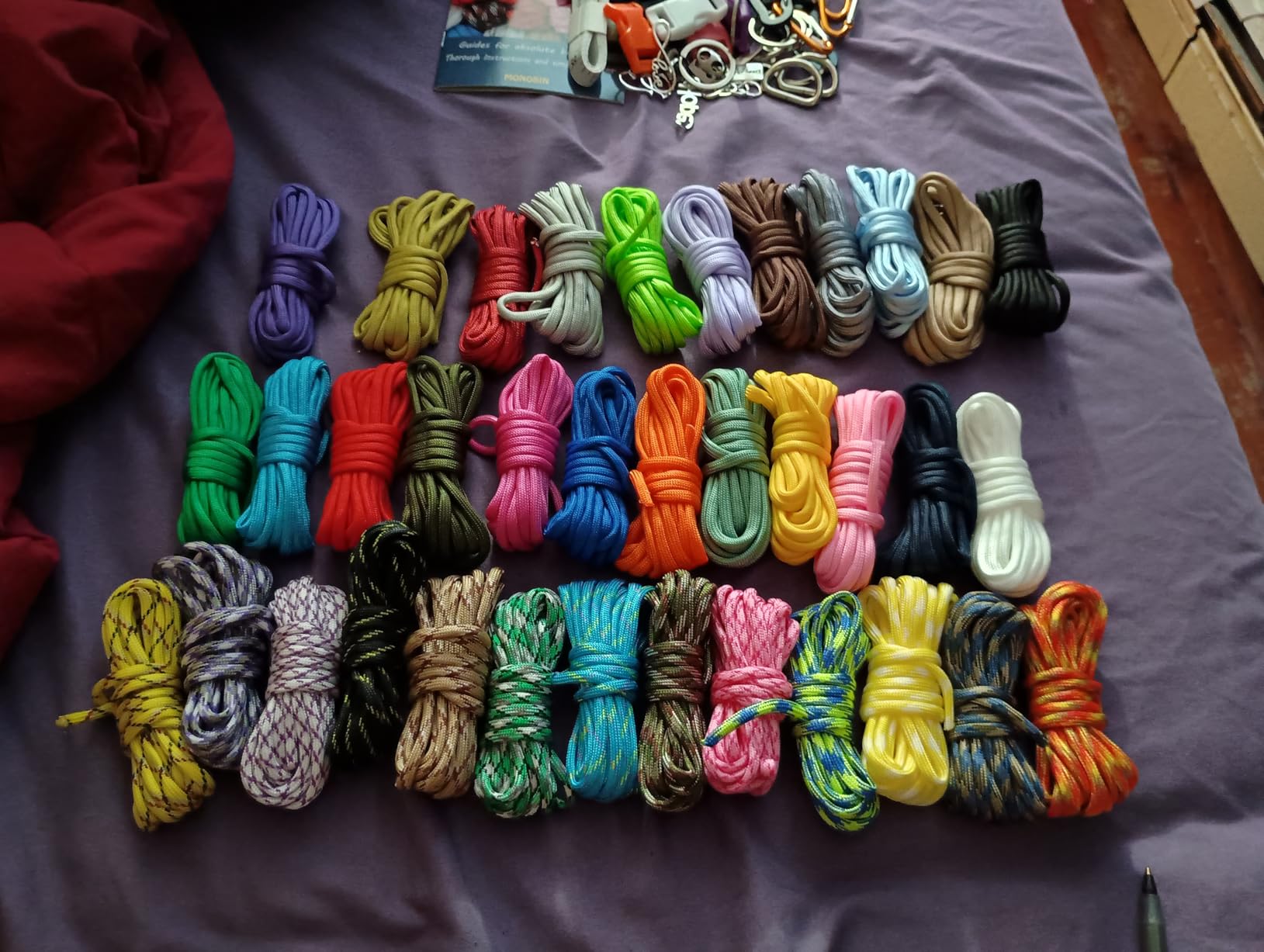 Paracord Combo Kit - 36 Colors, Multifunction Ropes & Accessories for Crafts customer photo 1
