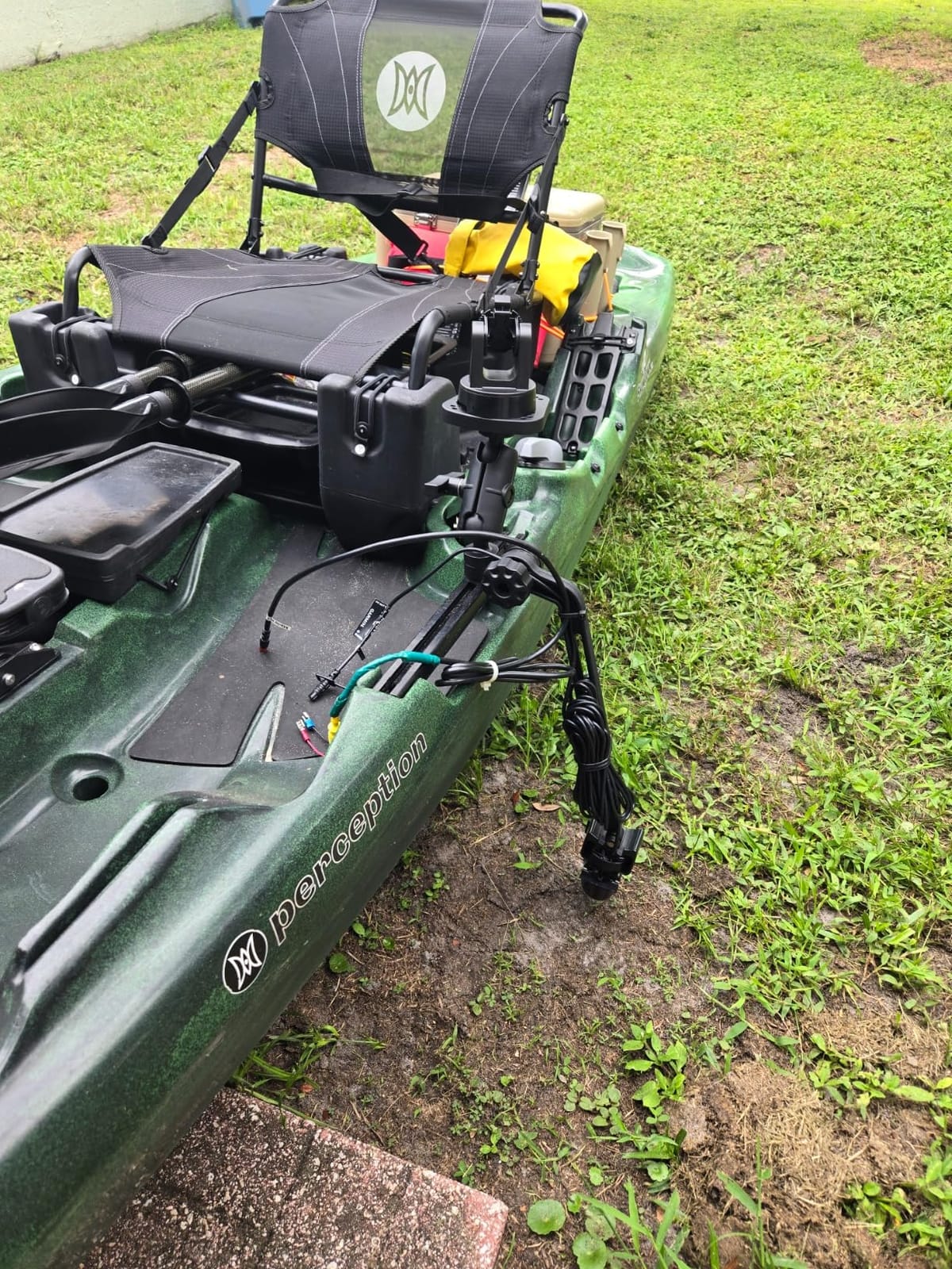 Strg Fish Finder Mount with Transducer Mounting Arm for Kayak Boat | 1.5