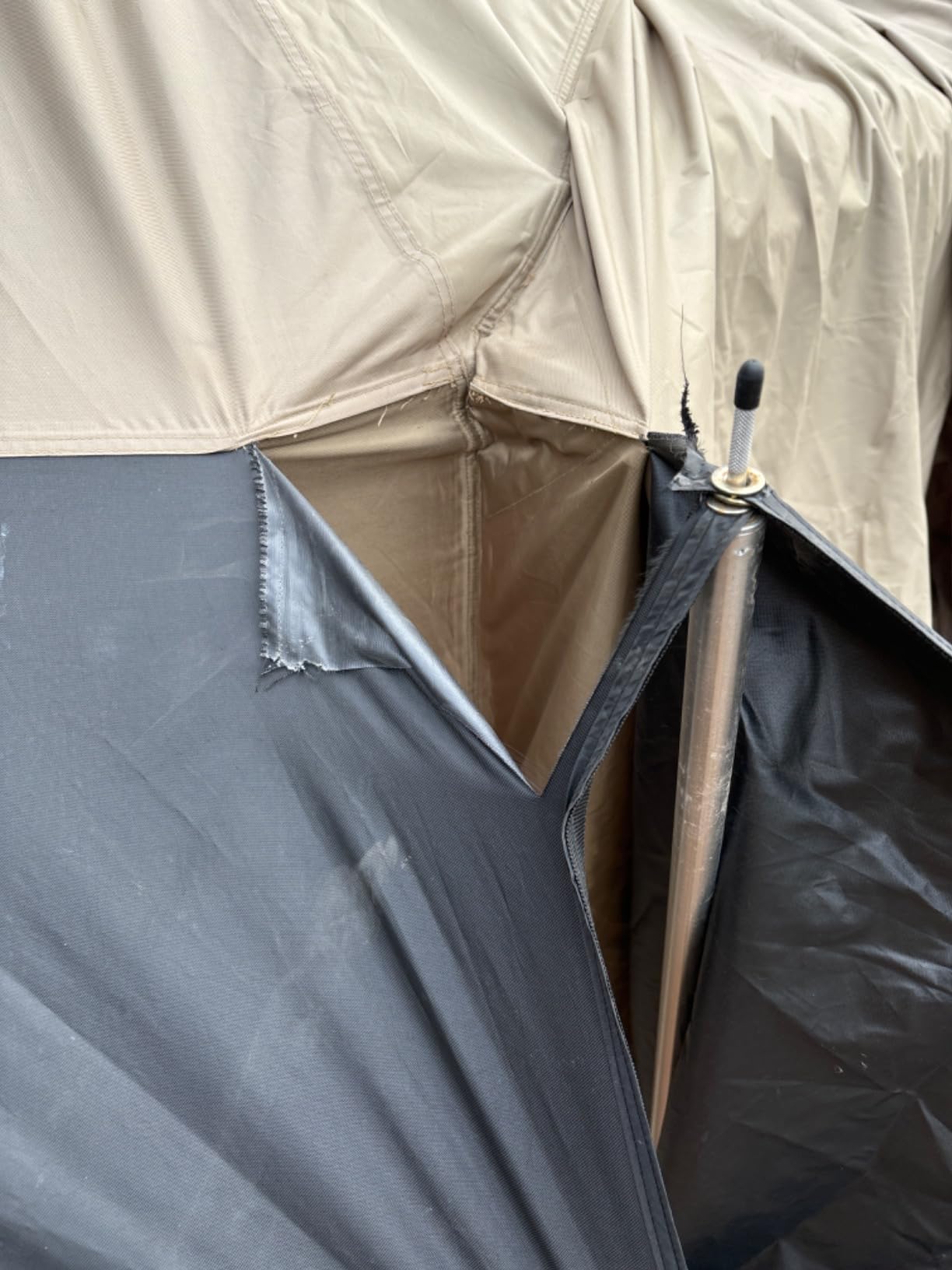 Guide Gear Base Camp Tent, Outdoor, Hiking, Hunting, Four Season Camping with Stove Jack customer photo 2