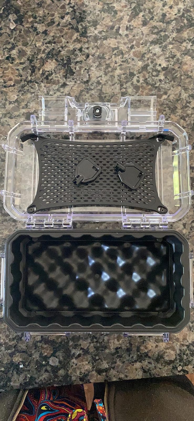 Evergreen 56 Dry Box - EDC Tough Protective Case USA Made for Organization of Cameras, Phones, Camping, Fishing, Hiking, Water Sports (Clear) customer photo 2