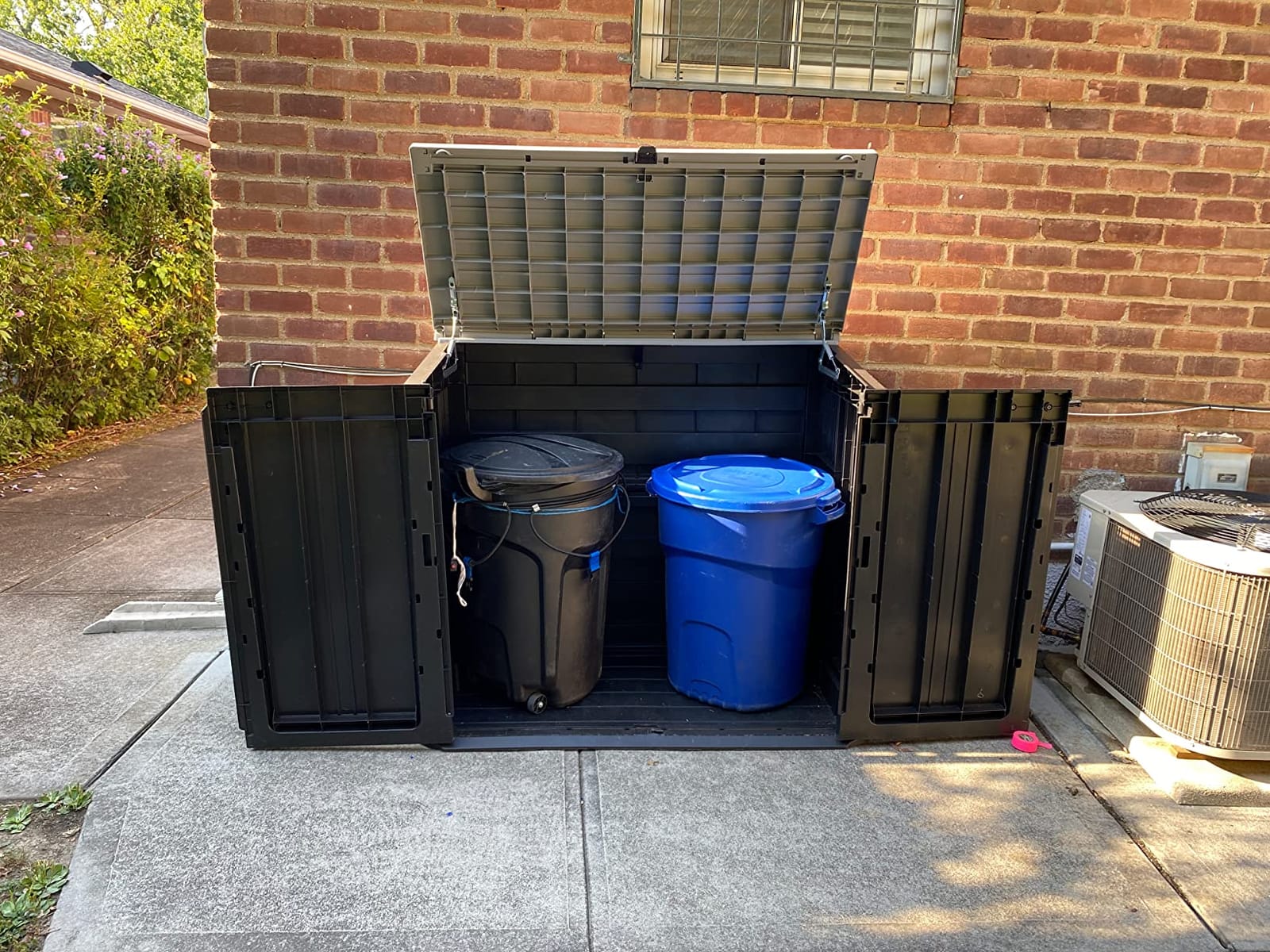 Keter Store-It-Out Prime 4.3 x 3.7 ft. Outdoor Resin Storage Shed with Easy Lift Hinges, Perfect for Yard Tools, Pool Floats and Garden Accessories, Black customer photo 2