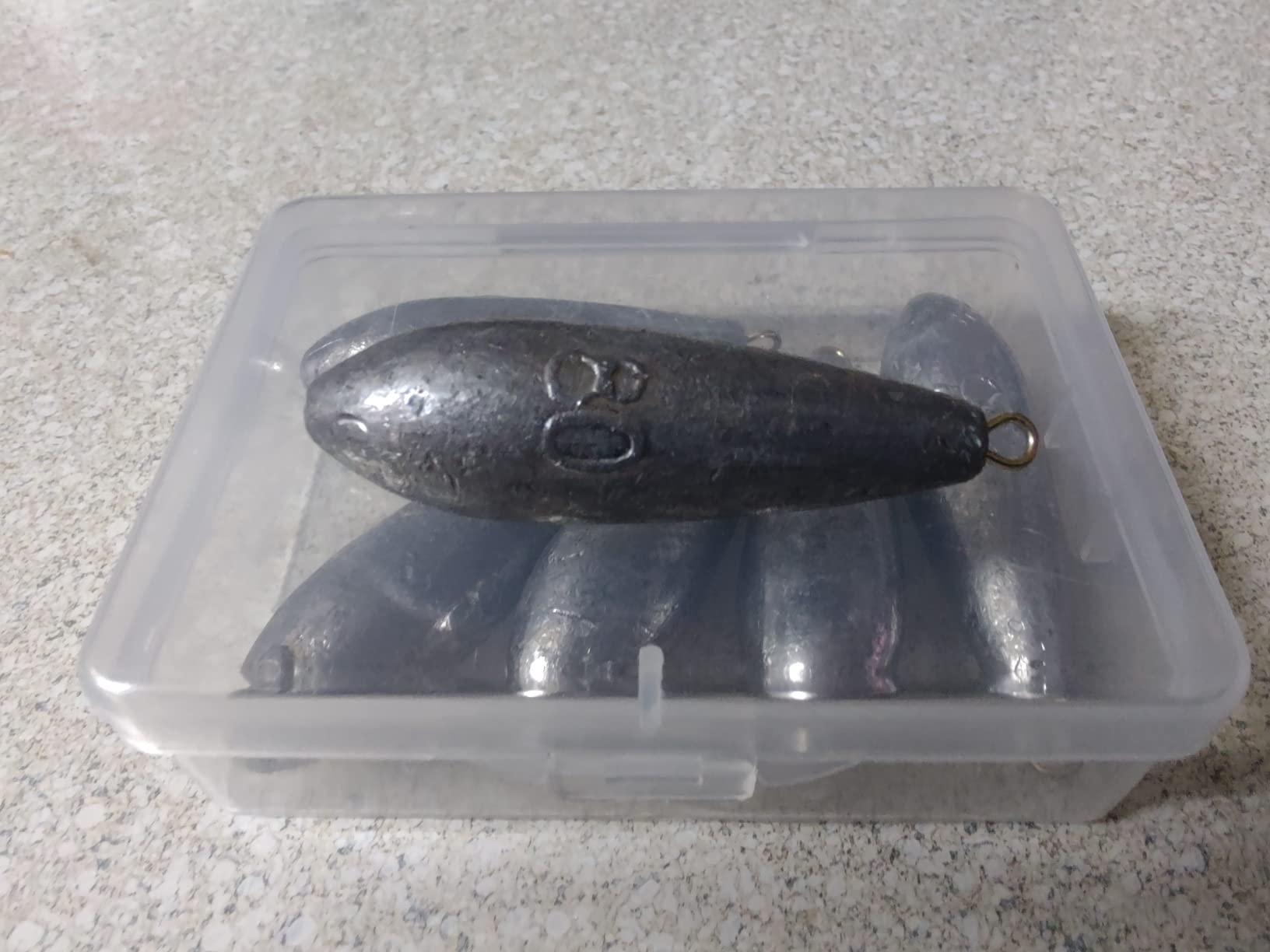 AMYSPORTS Drop Shot Fishing Weights Kit Lead Freshwater Fishing Sinkers Bass Casting Removable Fishing Weights Saltwater Streamlined customer photo 2
