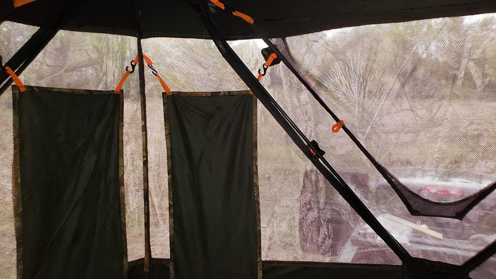 Guide Gear 6' Quad Pod Hunting Tower Blind, 2-3 Man Stand Elevated, Hunting Gear Equipment Accessories, 6x6' customer photo 1