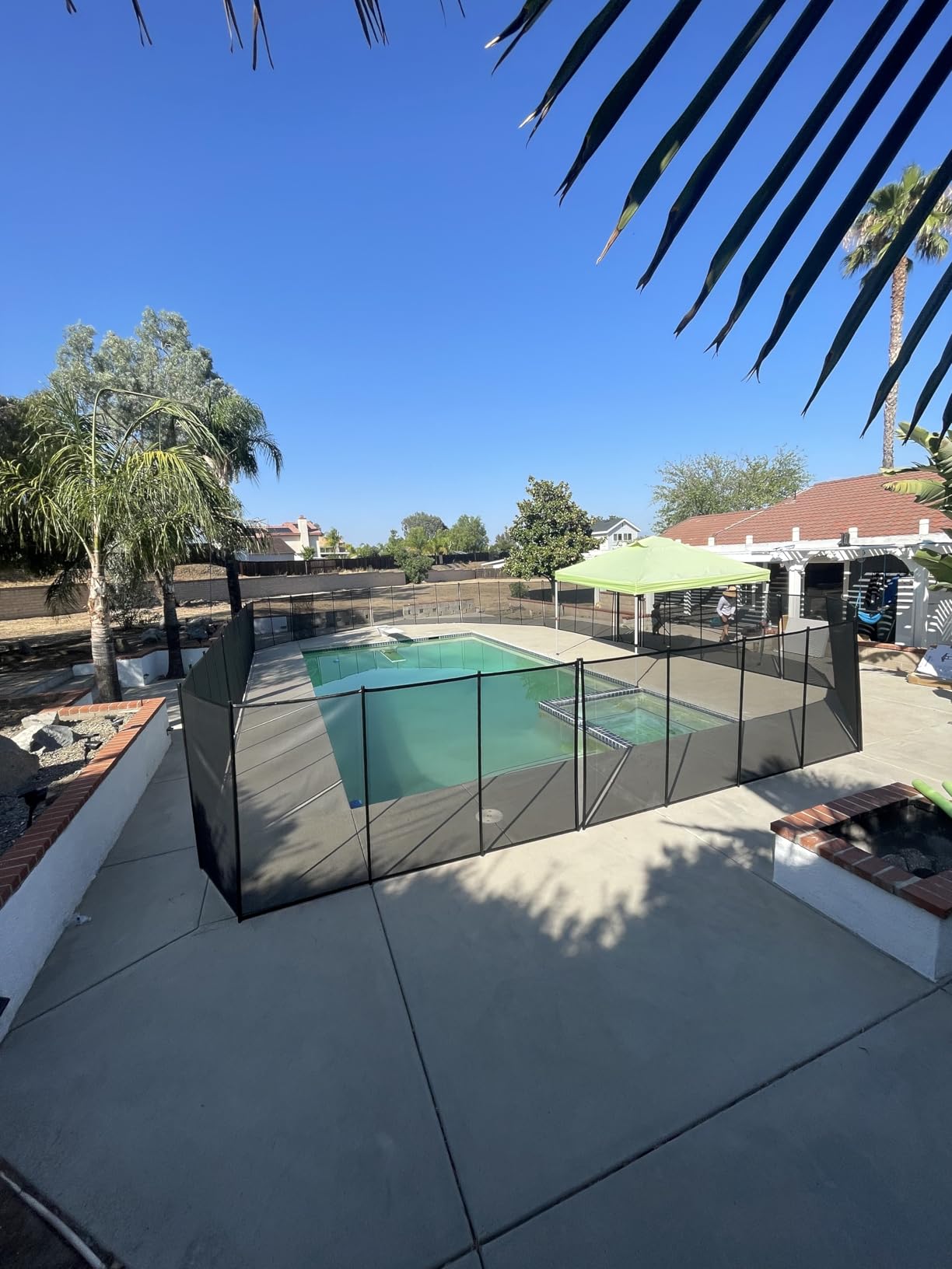 VINGLI Pool Fence 4Ft x108Ft, Swimming Safety Fencing for Inground Pools customer photo 1