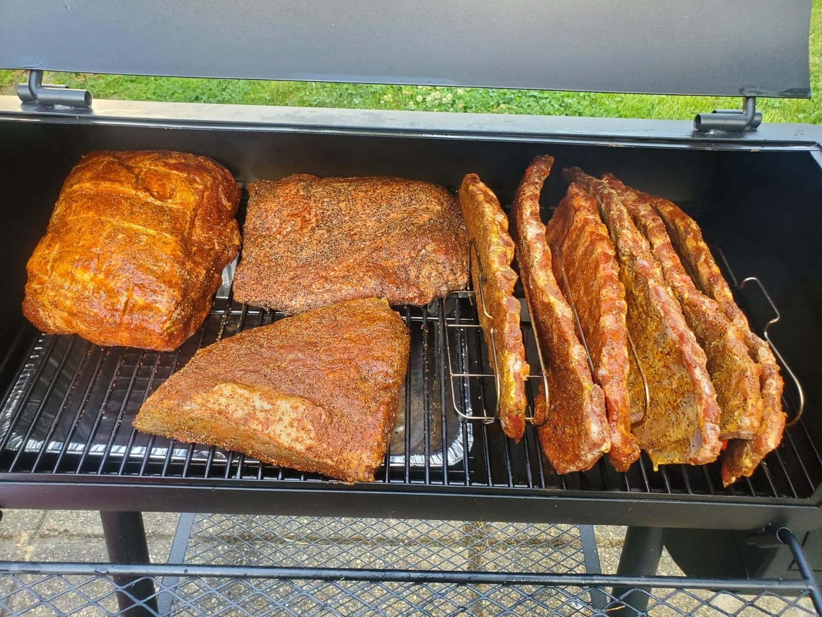 Large Rib Rack for Smoking - 6 Slots Rib Racks for Grilling - Easy to Use and Clean BBQ Premium Durable Rib Rack Stainless Steel customer photo 1
