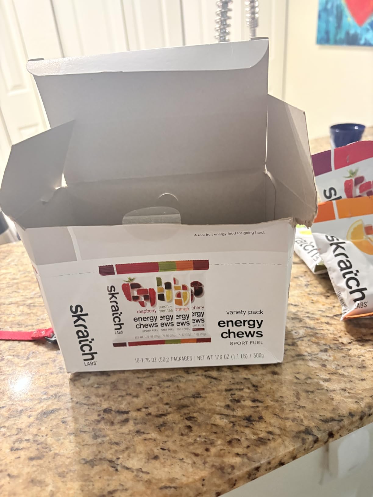 Skratch Labs Energy Chews, Gel Alternative, Variety Pack, 10 Pack | Gummies for running, cycling & endurance, quick carbs for athletes, easy to digest, real fruit, gluten free, vegan customer photo 1