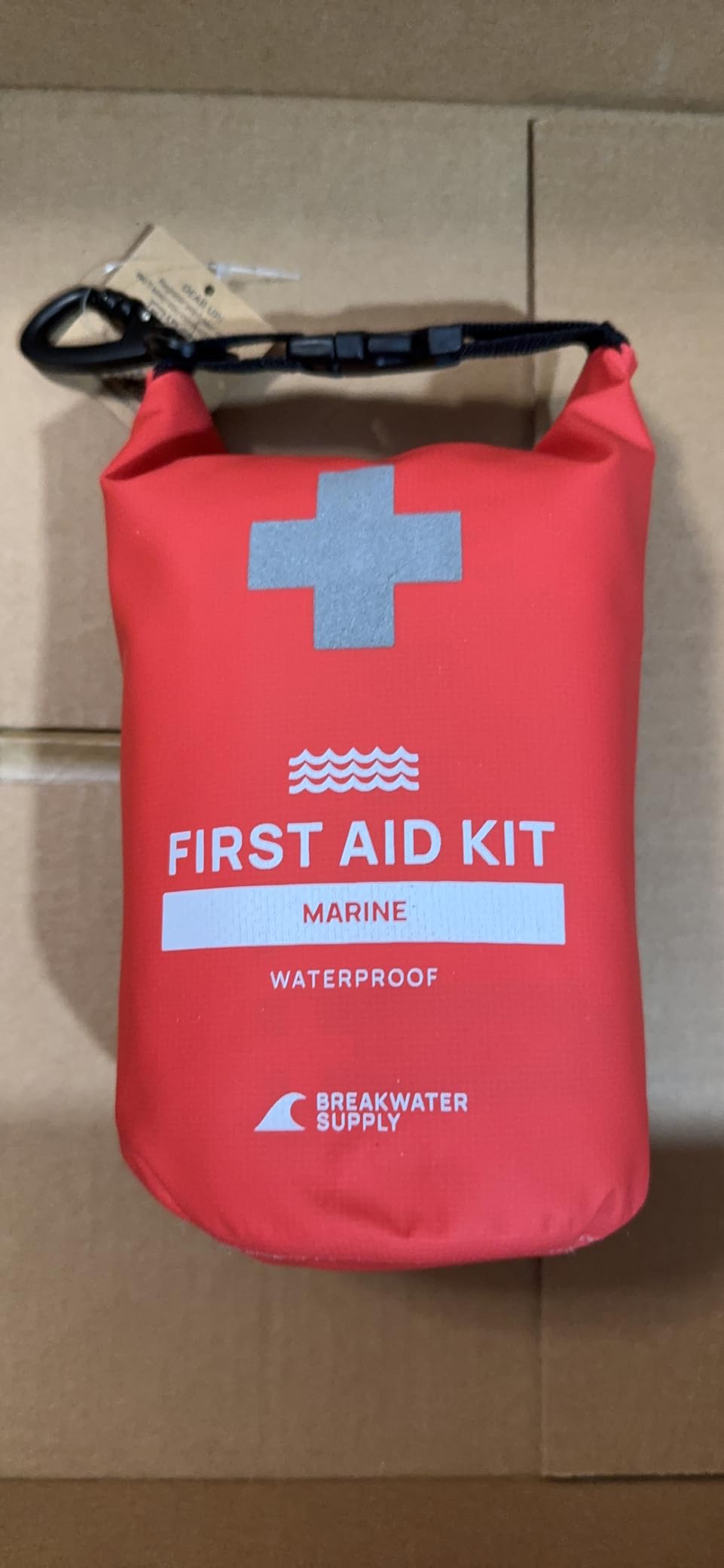 Breakwater Supply Waterproof Marine First Aid Kit for Boat, 100 Piece, Red | Boat Safety Tool Kit, AFAK Emergency Supplies in Dry Bag, IFAK Trauma Kit, for Kayaking, Jet Ski, Fishing, Surfing, Sailing customer photo 2