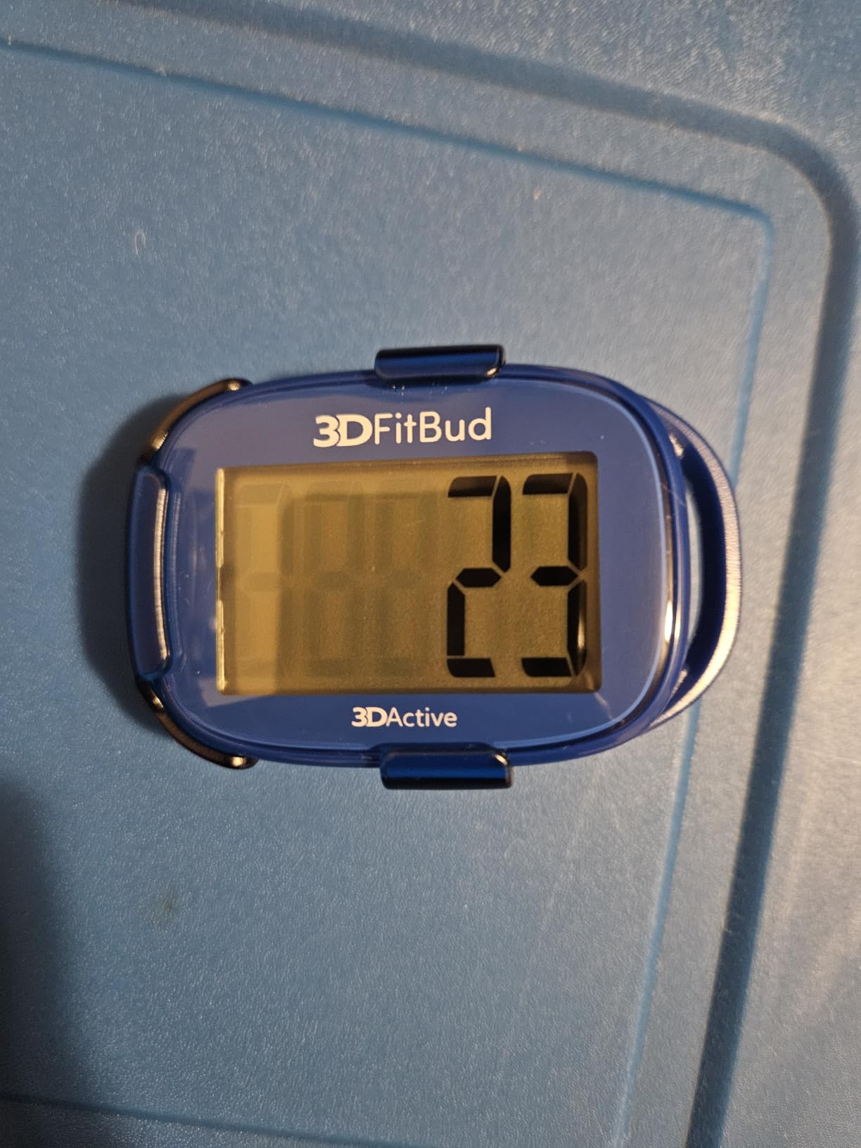 3DFitBud Simple Step Counter Walking 3D Pedometer by 3DActive with Clip, Lanyard Accurate Step Tracker Large Display, Easy to Use for Kids Men Women Adult Seniors Daily Step Tracking - A420S customer photo 1