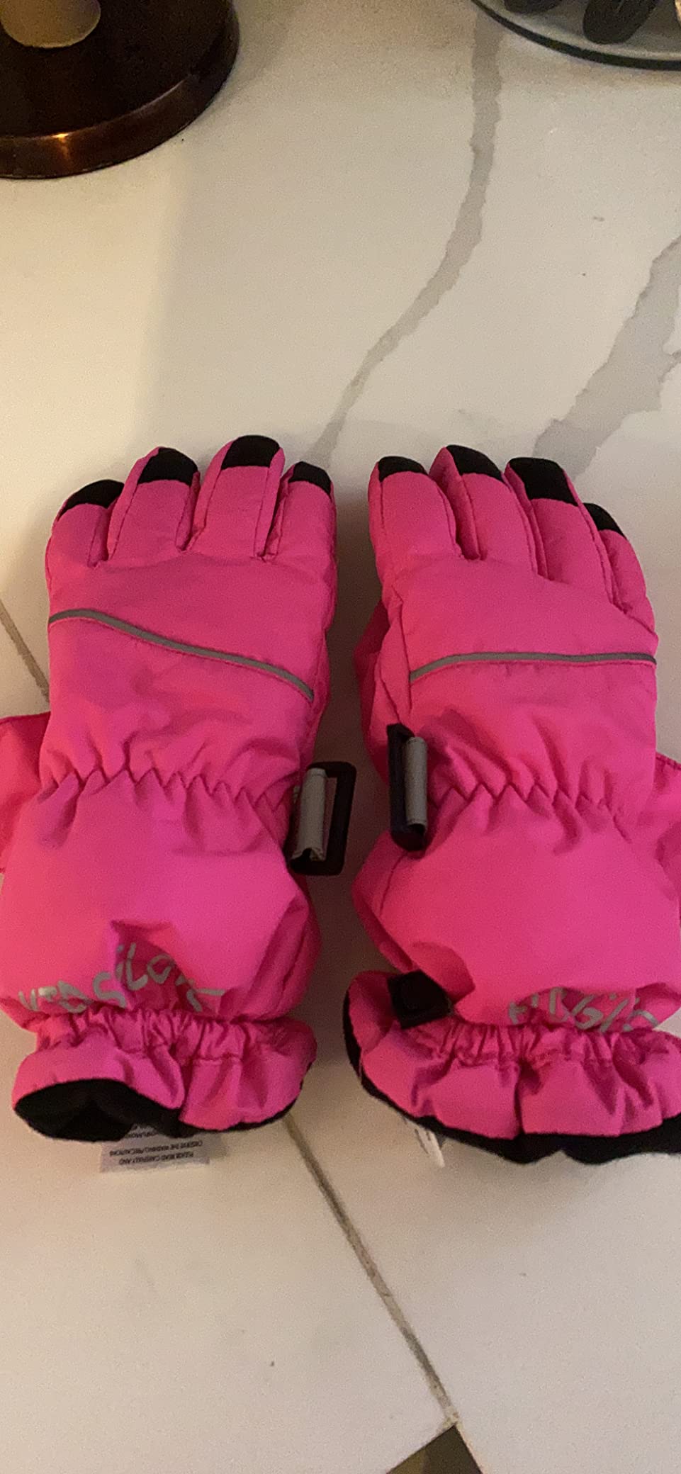 American Trends Kids Waterproof Winter Gloves Warm Snow Gloves Boys Girls Ski Gloves Toddler Mittens Windproof customer photo 1